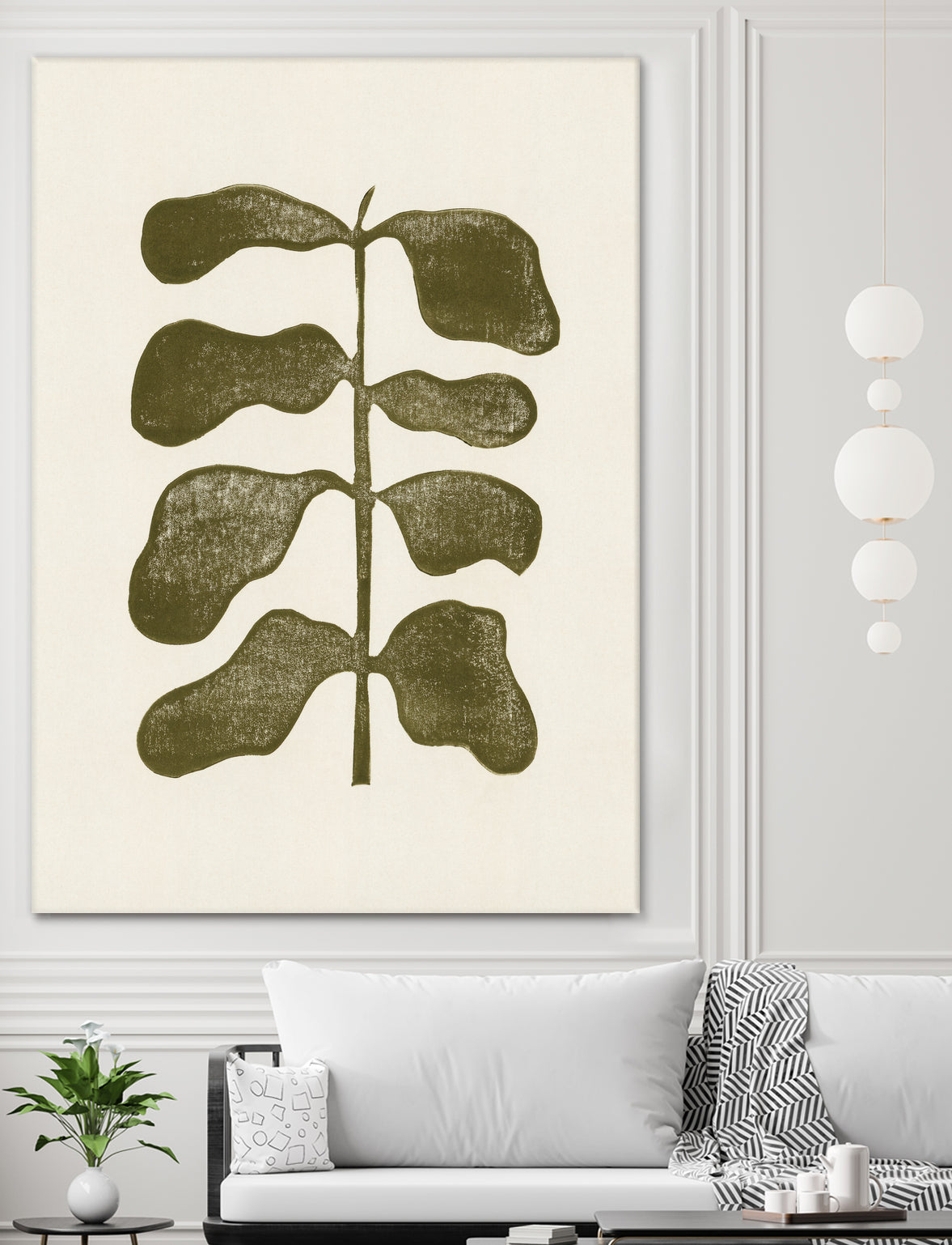 Linocut Plant by Alisa Galitsyna on GIANT ART - 7143 illustration