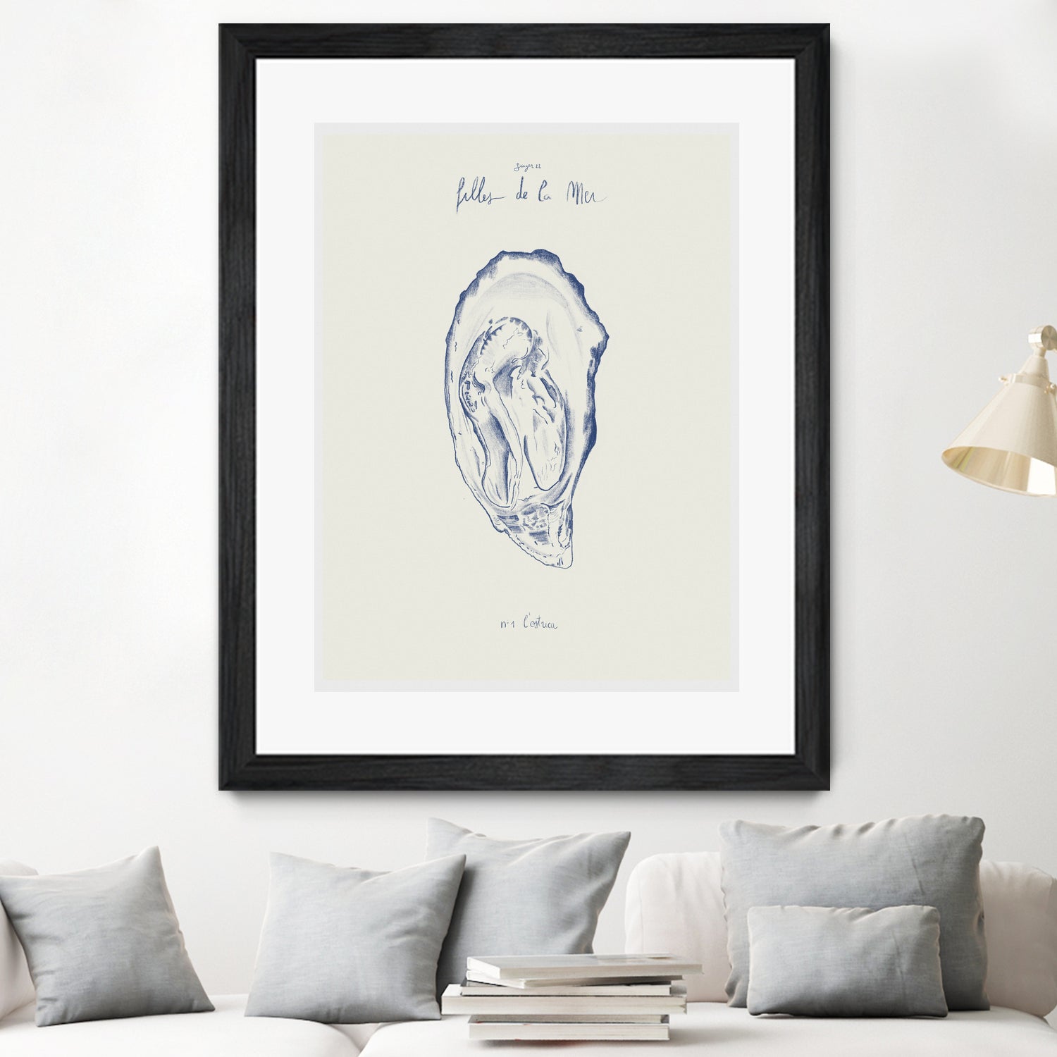 Filles de la mer n.1 - La€™ostrica by Giulia Mora on GIANT ART - illustration mora