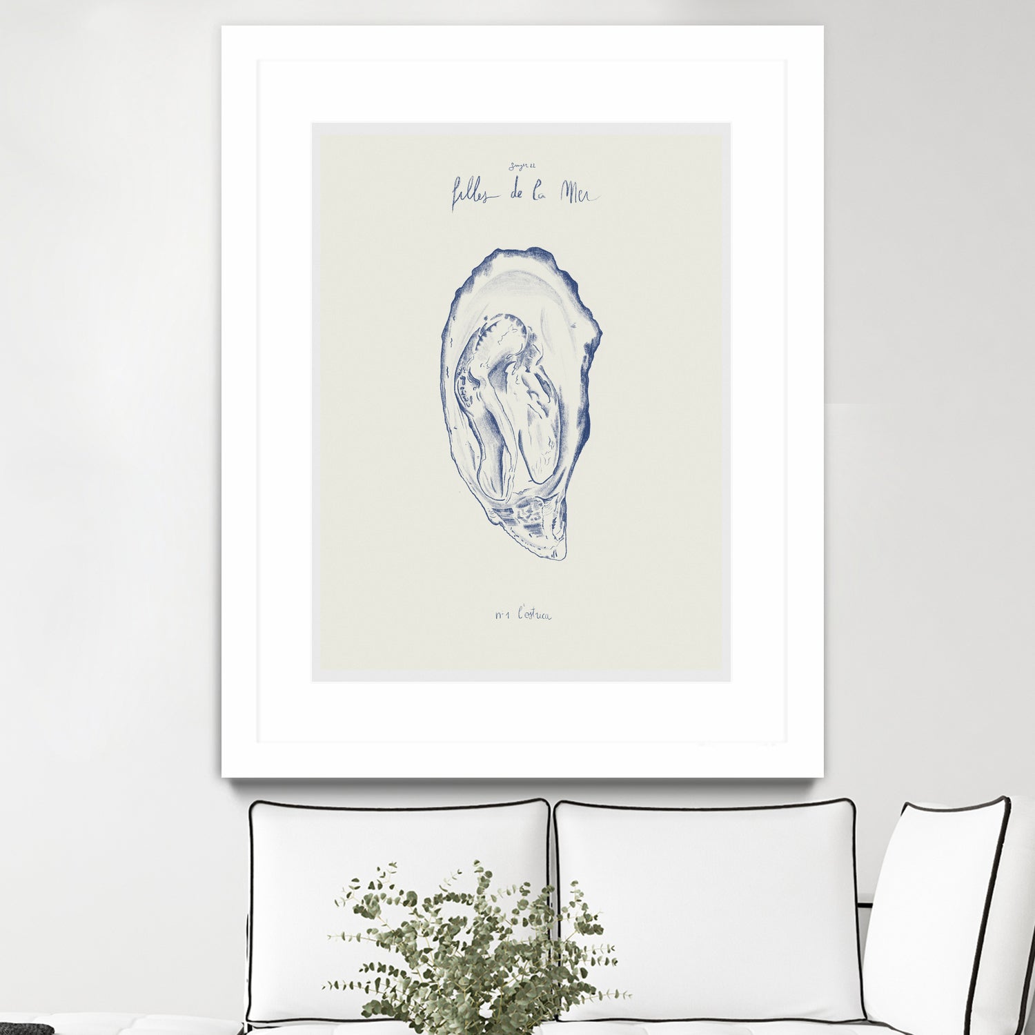 Filles de la mer n.1 - La€™ostrica by Giulia Mora on GIANT ART - illustration mora