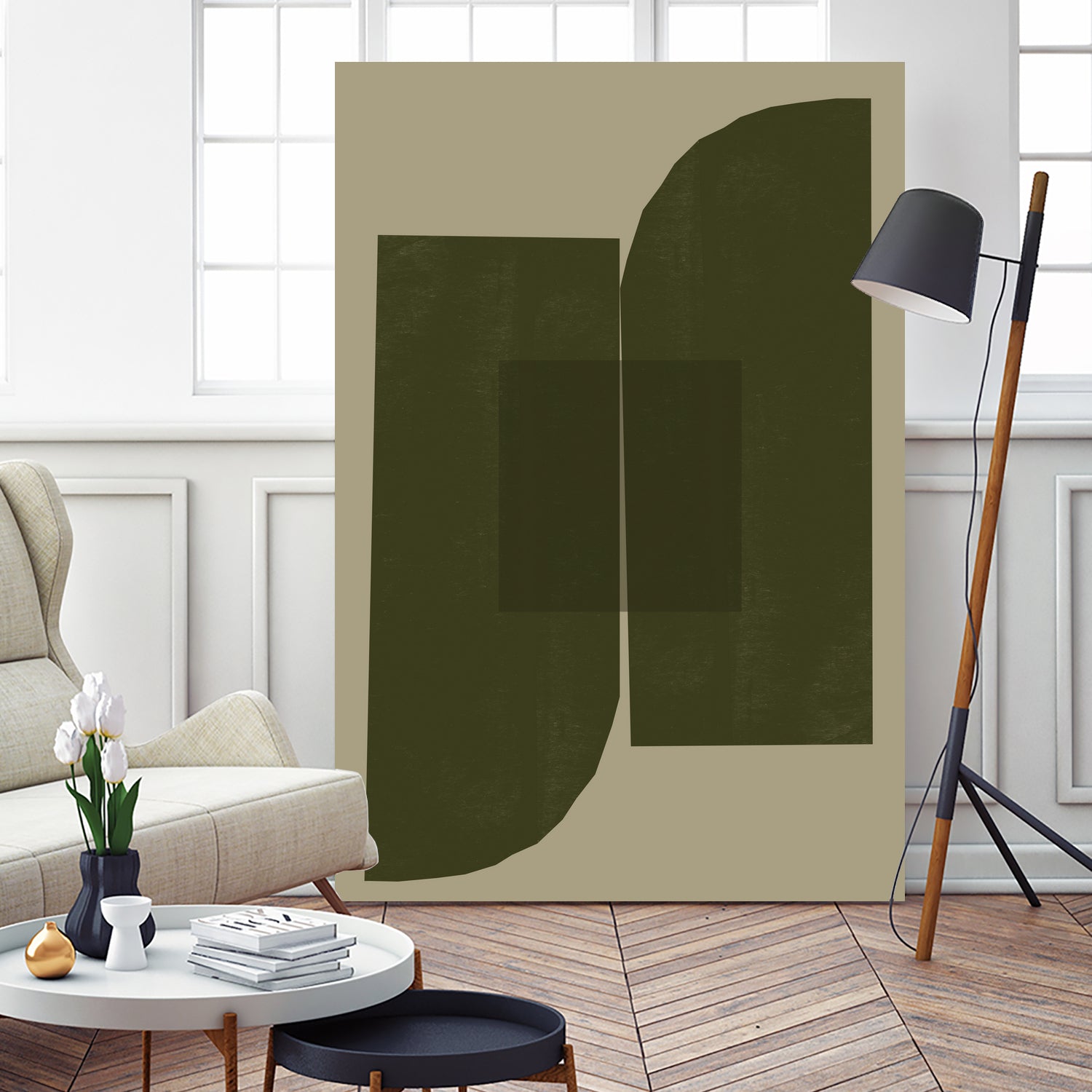 Green Composition _2 by THE MIUUS STUDIO on GIANT ART - abstract abstract abstract