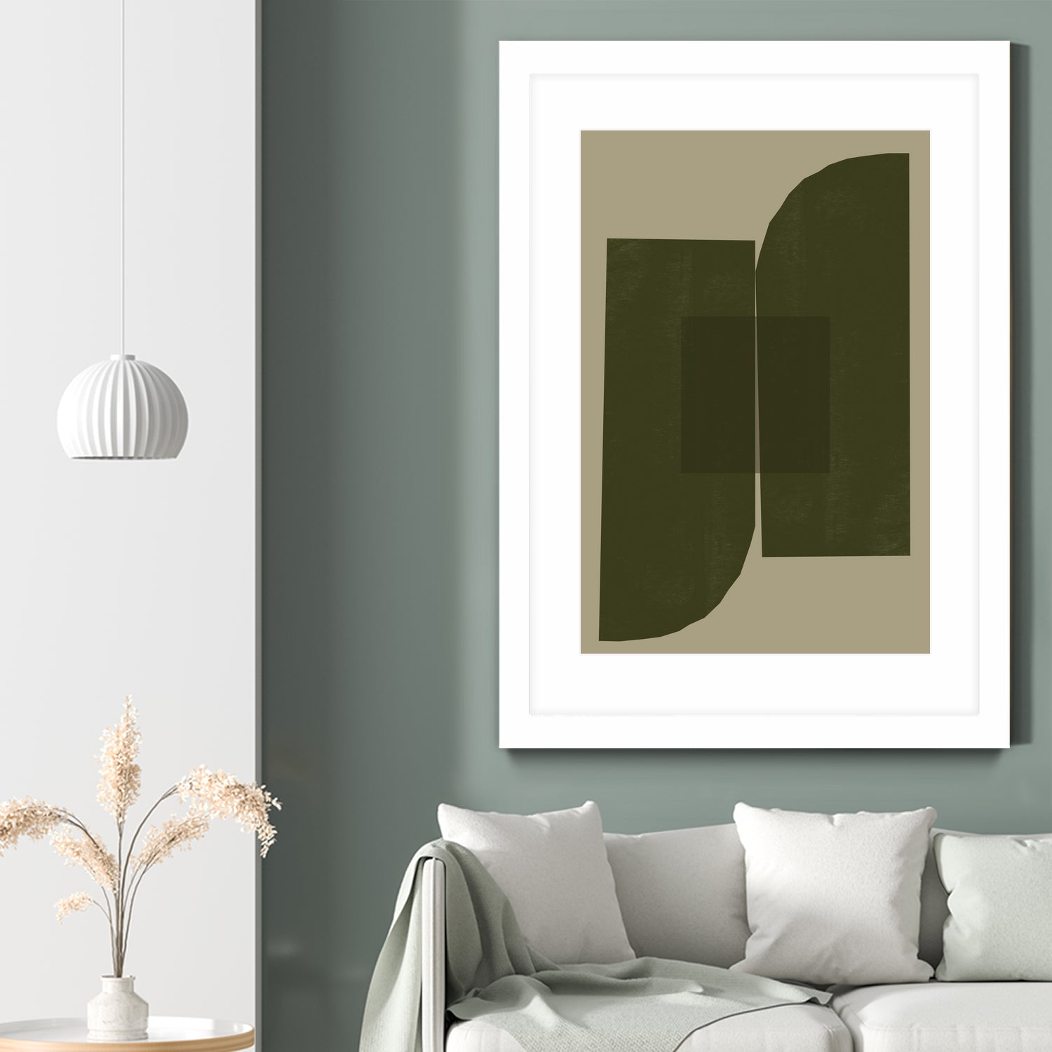 Green Composition _2 by THE MIUUS STUDIO on GIANT ART - abstract abstract abstract