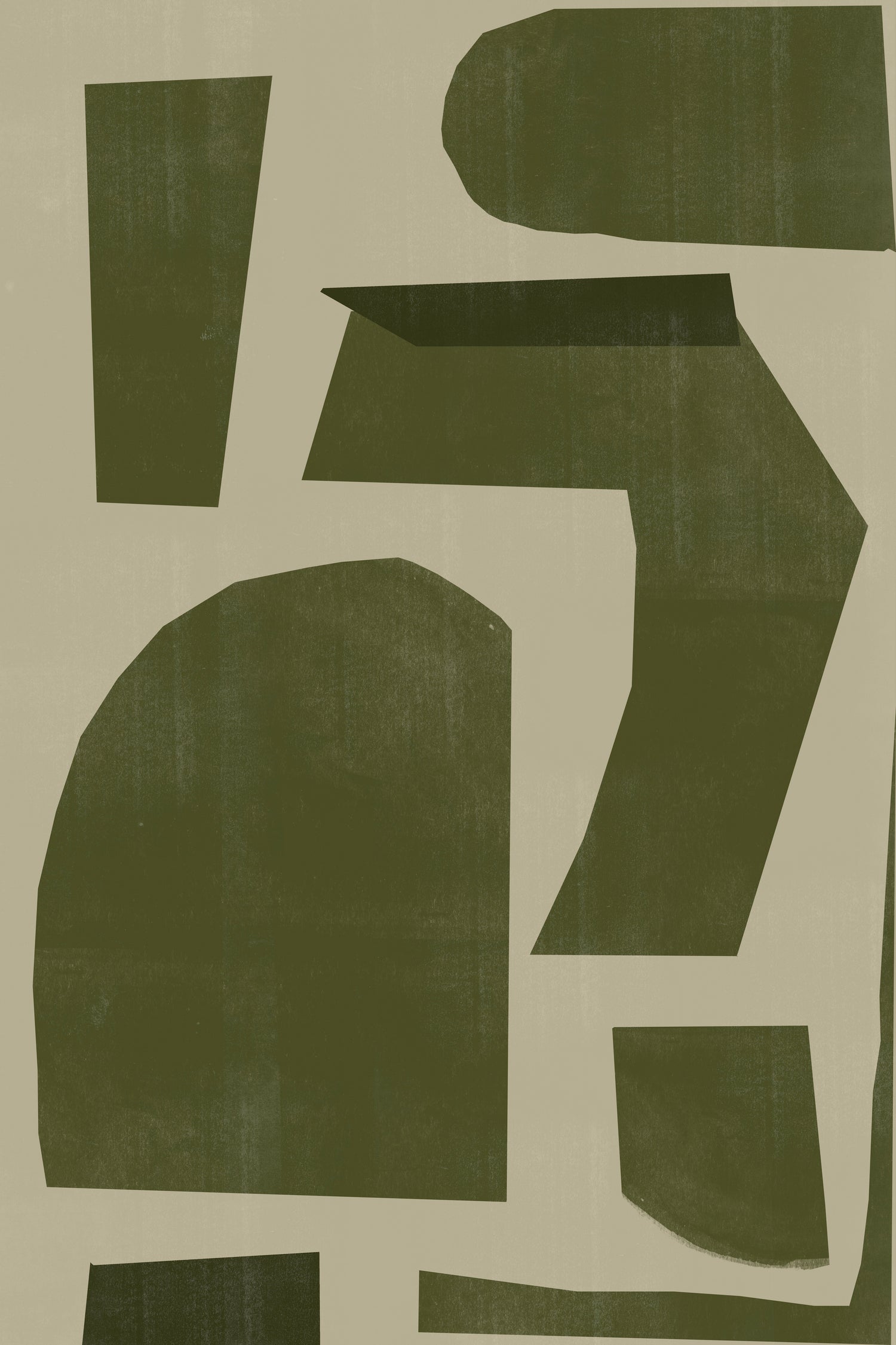 Green Composition _1 by THE MIUUS STUDIO on GIANT ART - abstract abstract abstract