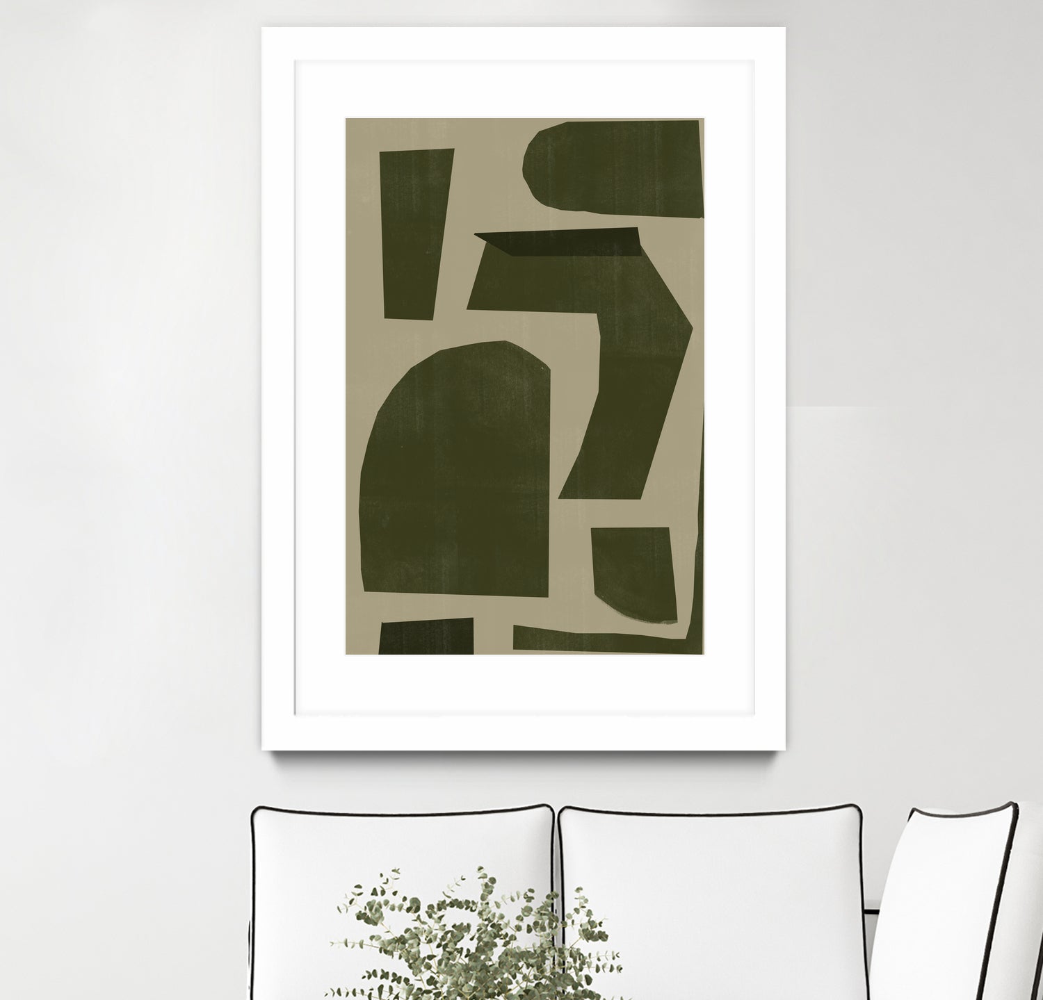 Green Composition _1 by THE MIUUS STUDIO on GIANT ART - abstract abstract abstract