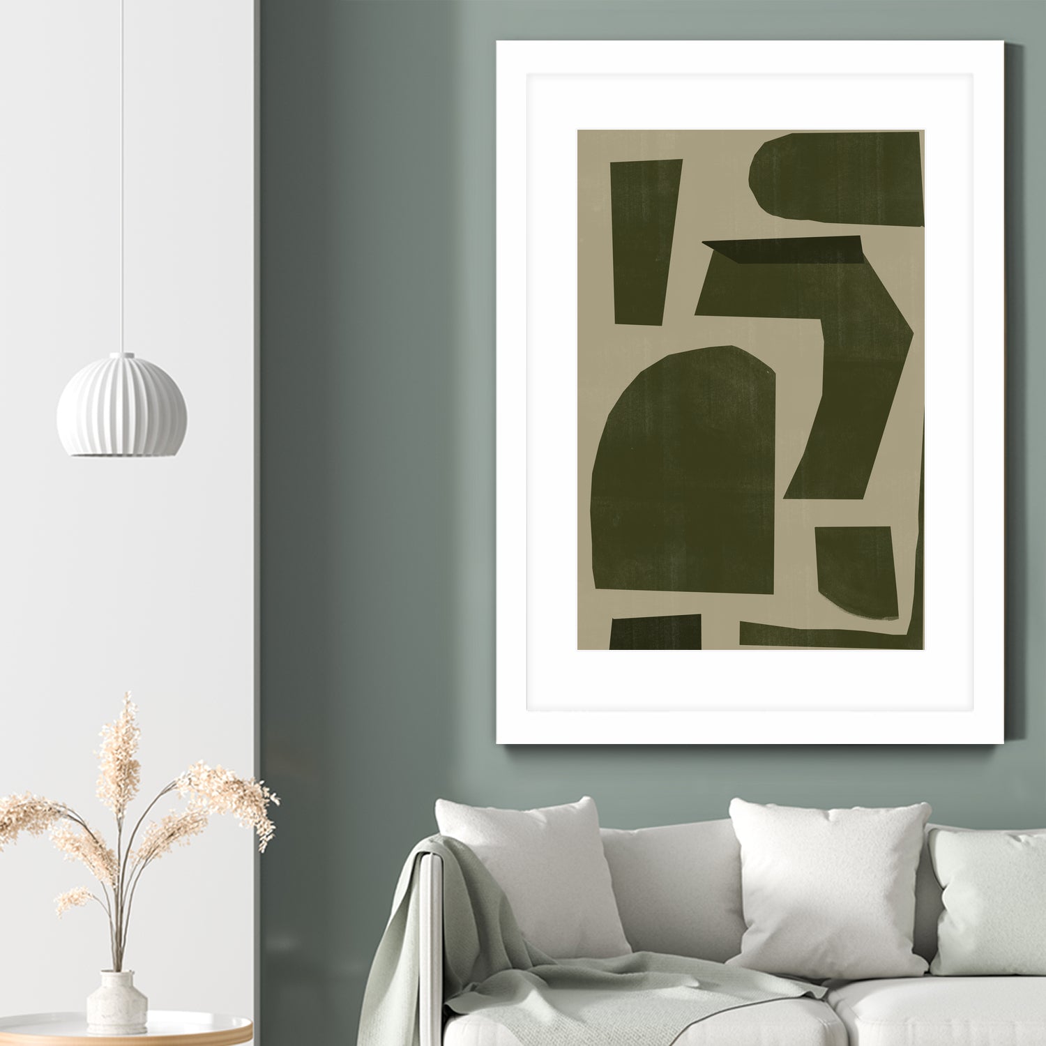 Green Composition _1 by THE MIUUS STUDIO on GIANT ART - abstract abstract abstract