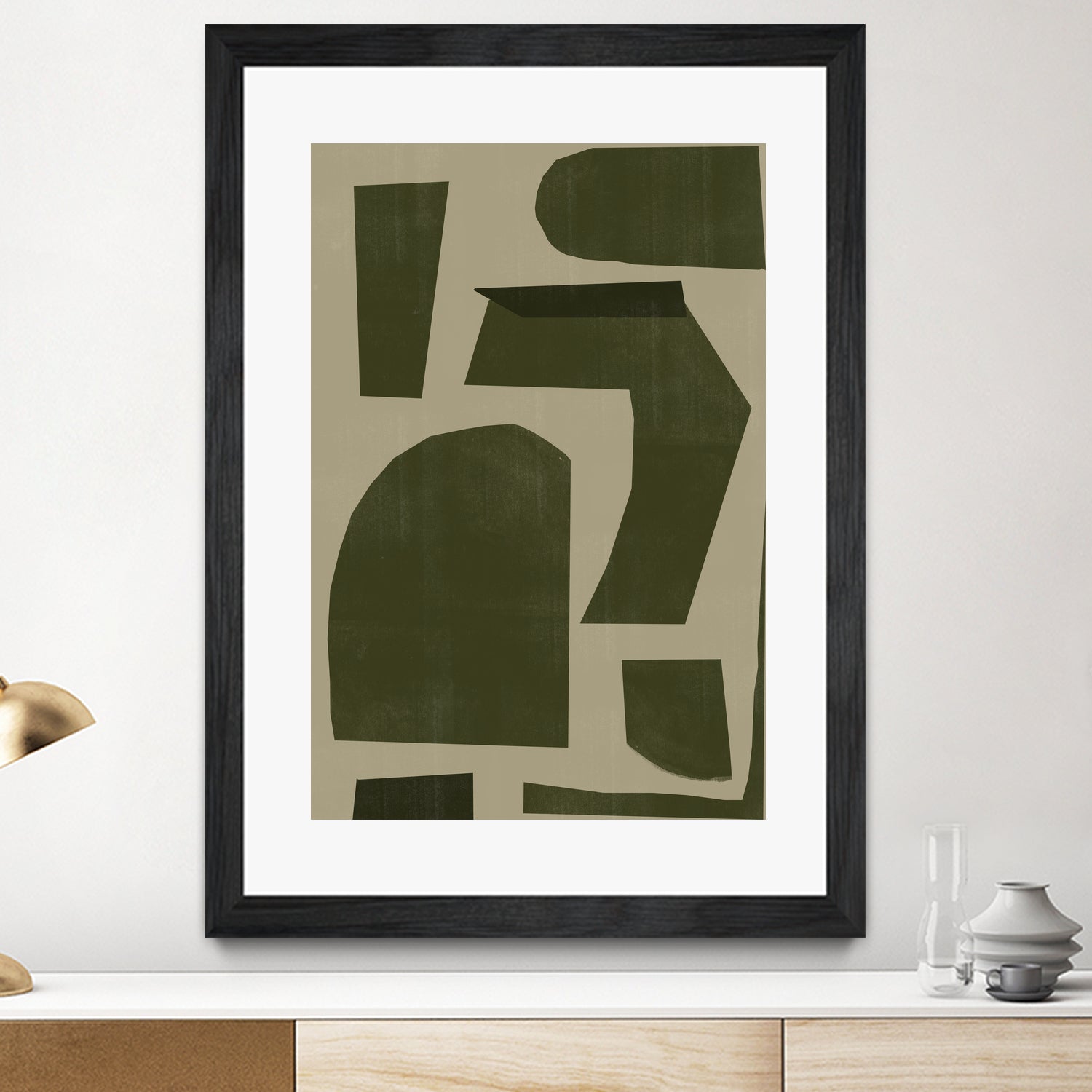 Green Composition _1 by THE MIUUS STUDIO on GIANT ART - abstract abstract abstract