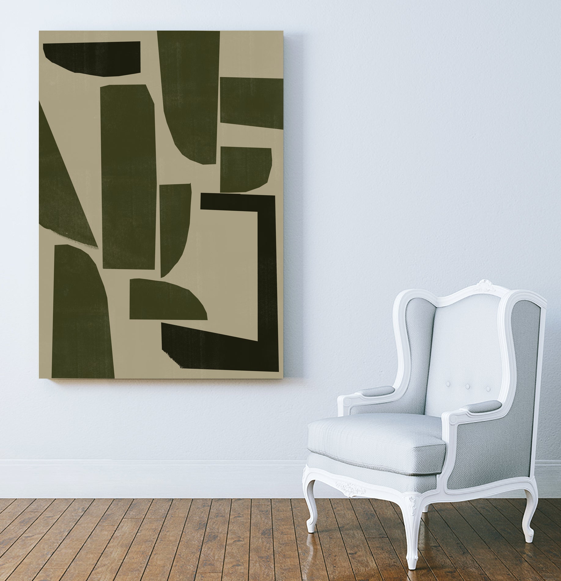 Green Composition _3 by THE MIUUS STUDIO on GIANT ART - abstract abstract abstract