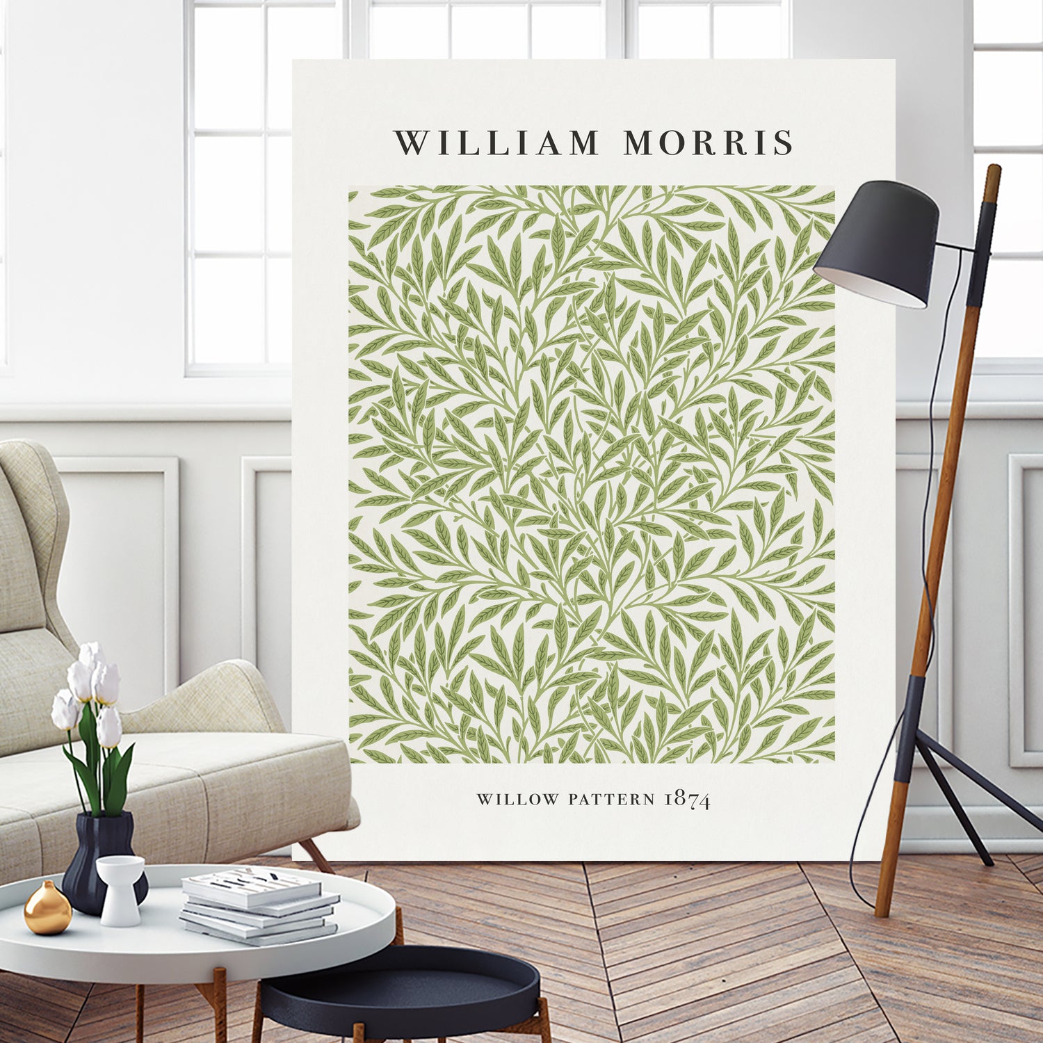 Willow Pattern by William Morris on GIANT ART - typography flowers and plants typography
