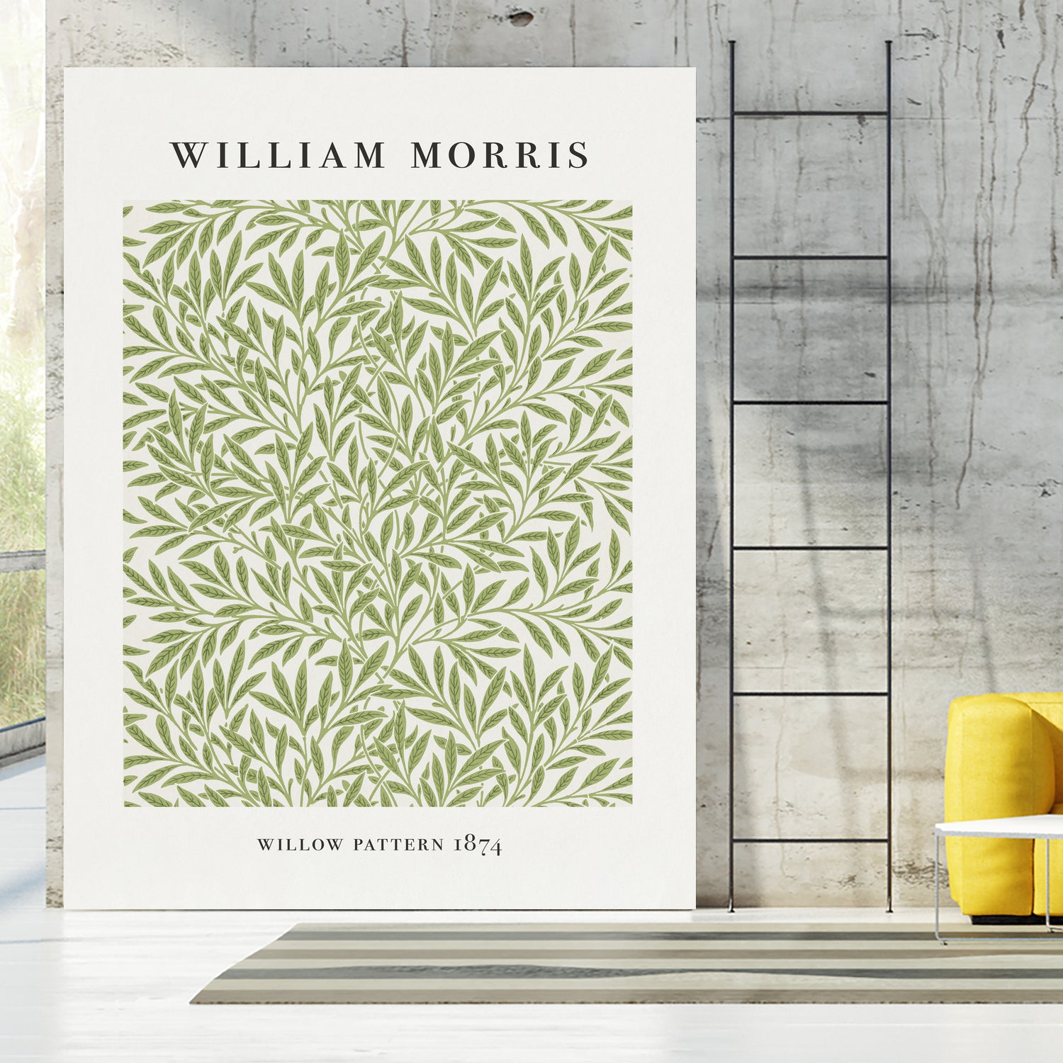 Willow Pattern by William Morris on GIANT ART - typography flowers and plants typography