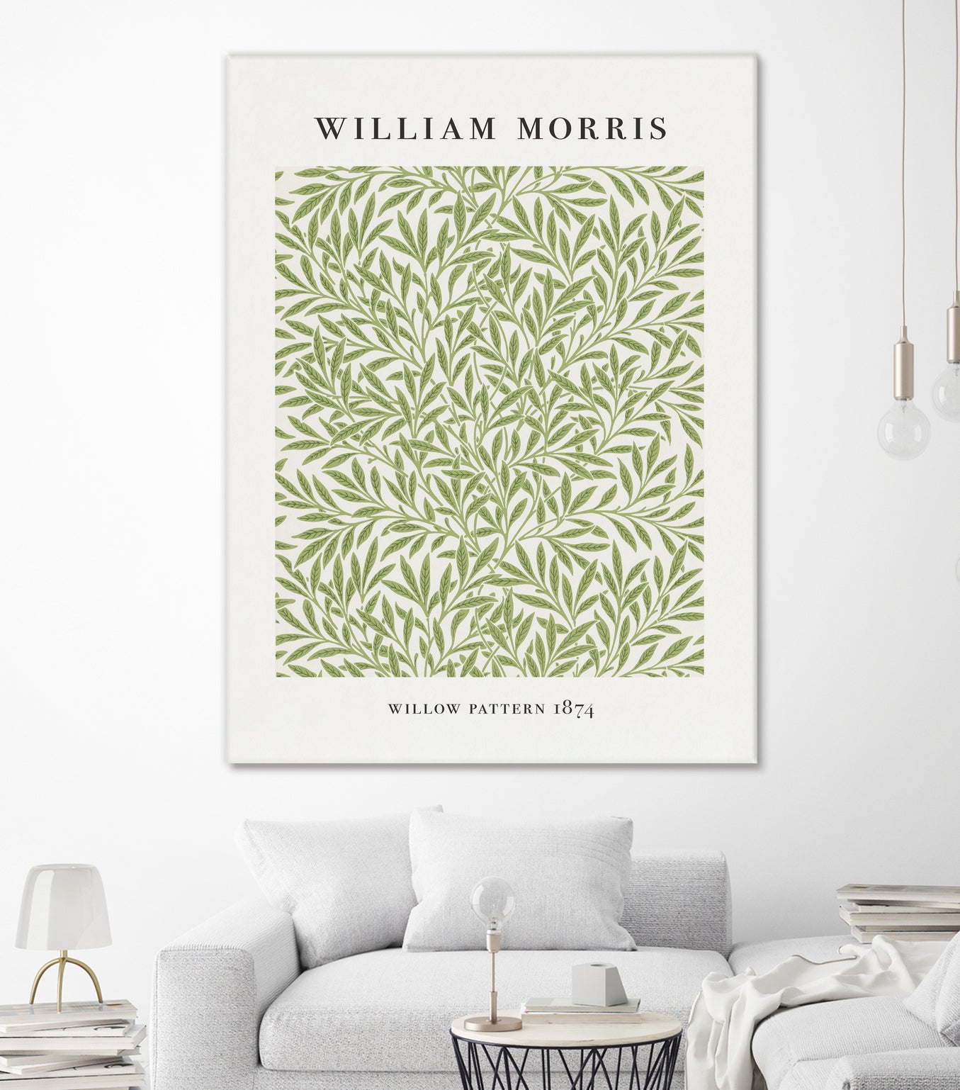 Willow Pattern by William Morris on GIANT ART - typography flowers and plants typography