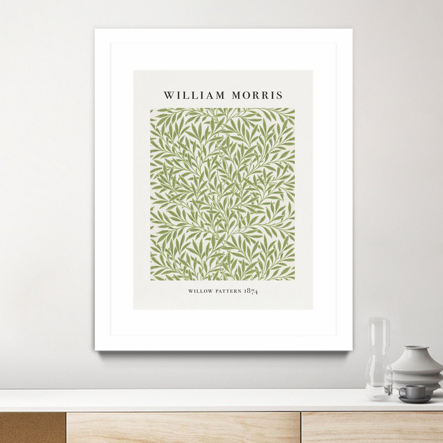 Willow Pattern by William Morris on GIANT ART - typography flowers and plants typography