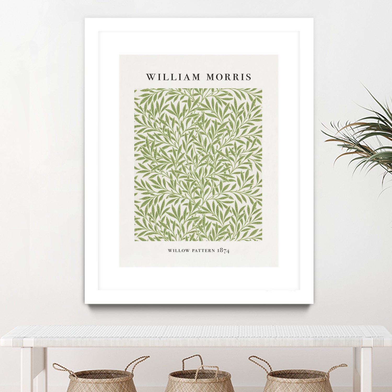 Willow Pattern by William Morris on GIANT ART - typography flowers and plants typography