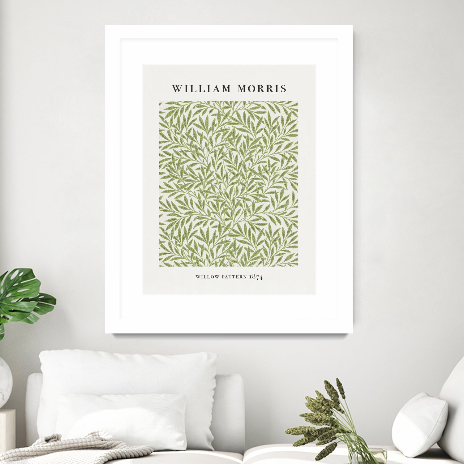 Willow Pattern by William Morris on GIANT ART - typography flowers and plants typography