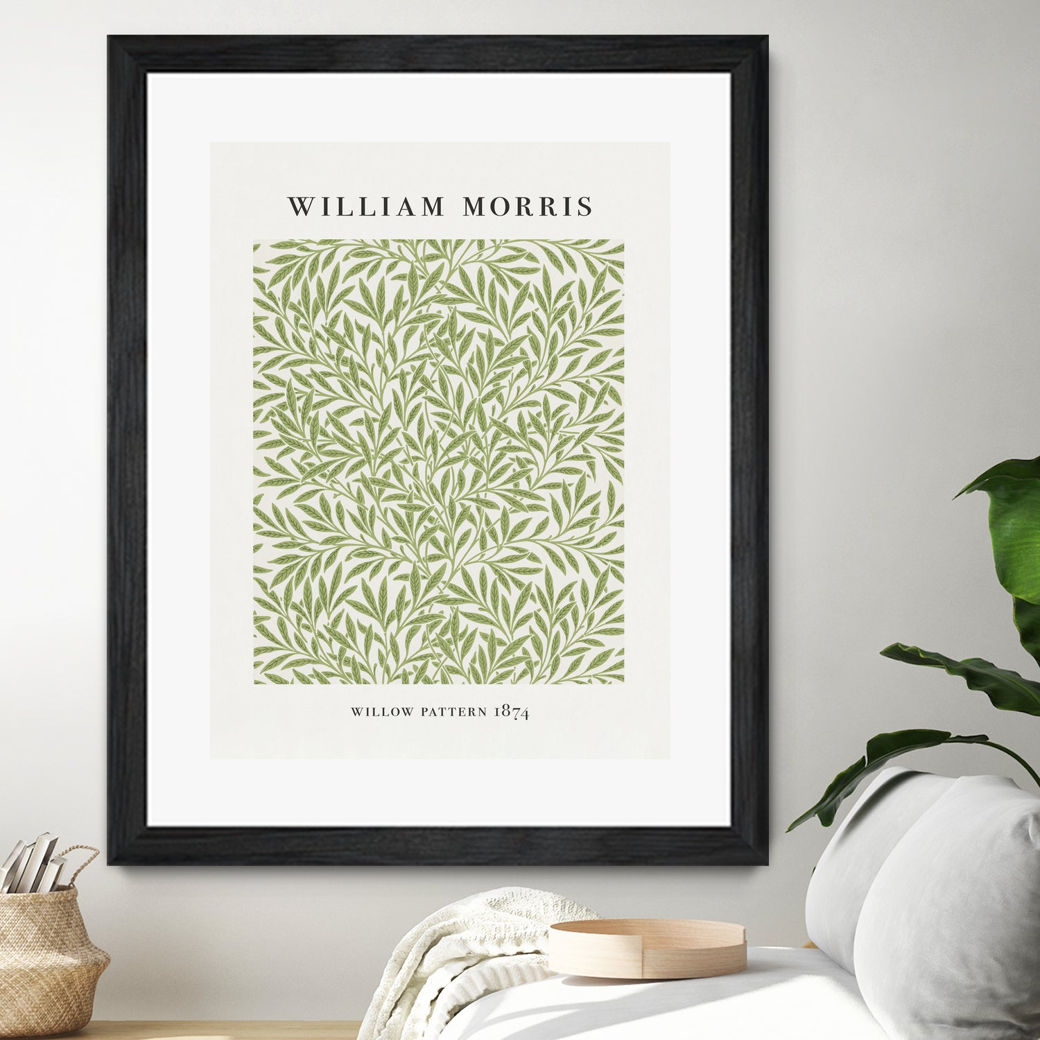 Willow Pattern by William Morris on GIANT ART - typography flowers and plants typography