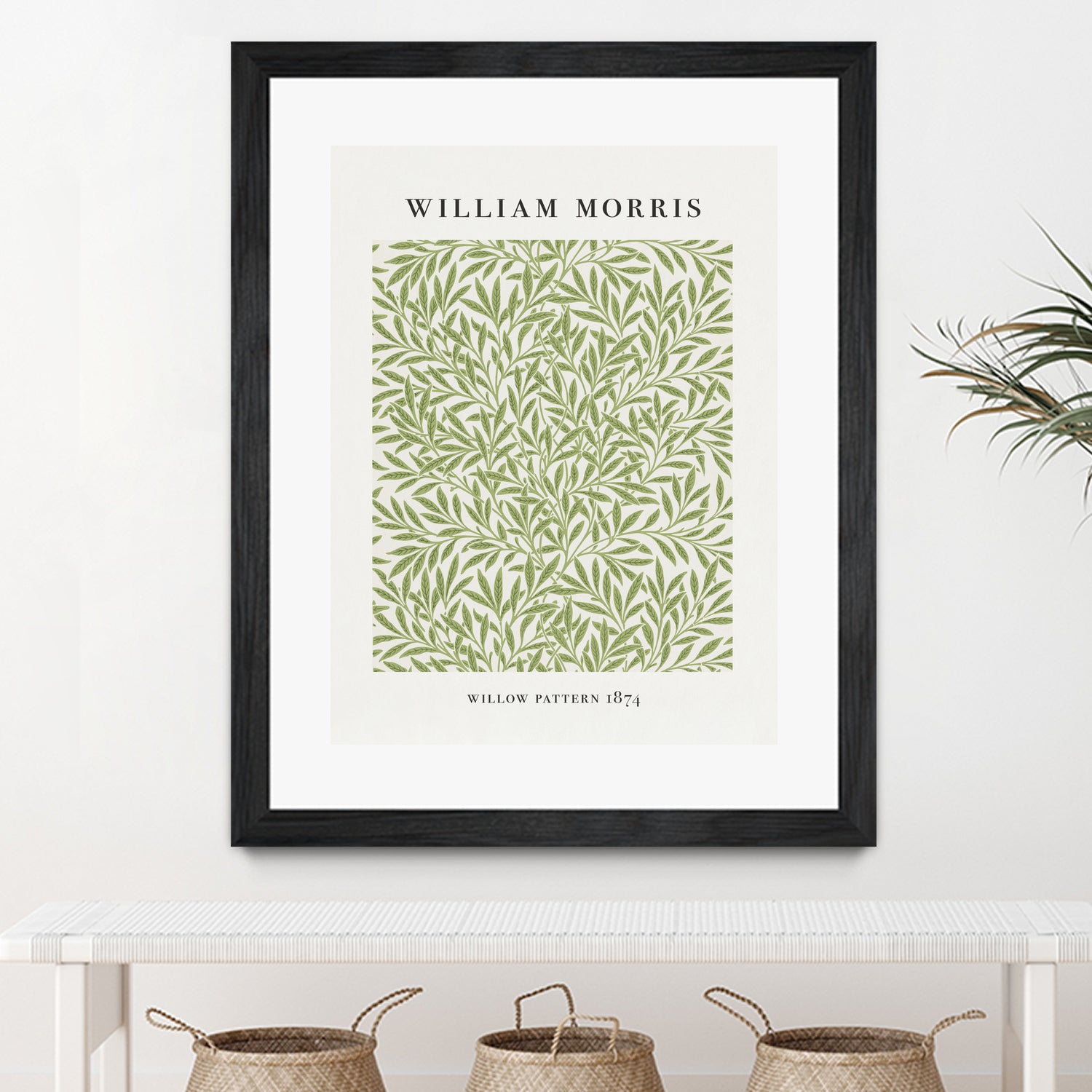 Willow Pattern by William Morris on GIANT ART - typography flowers and plants typography