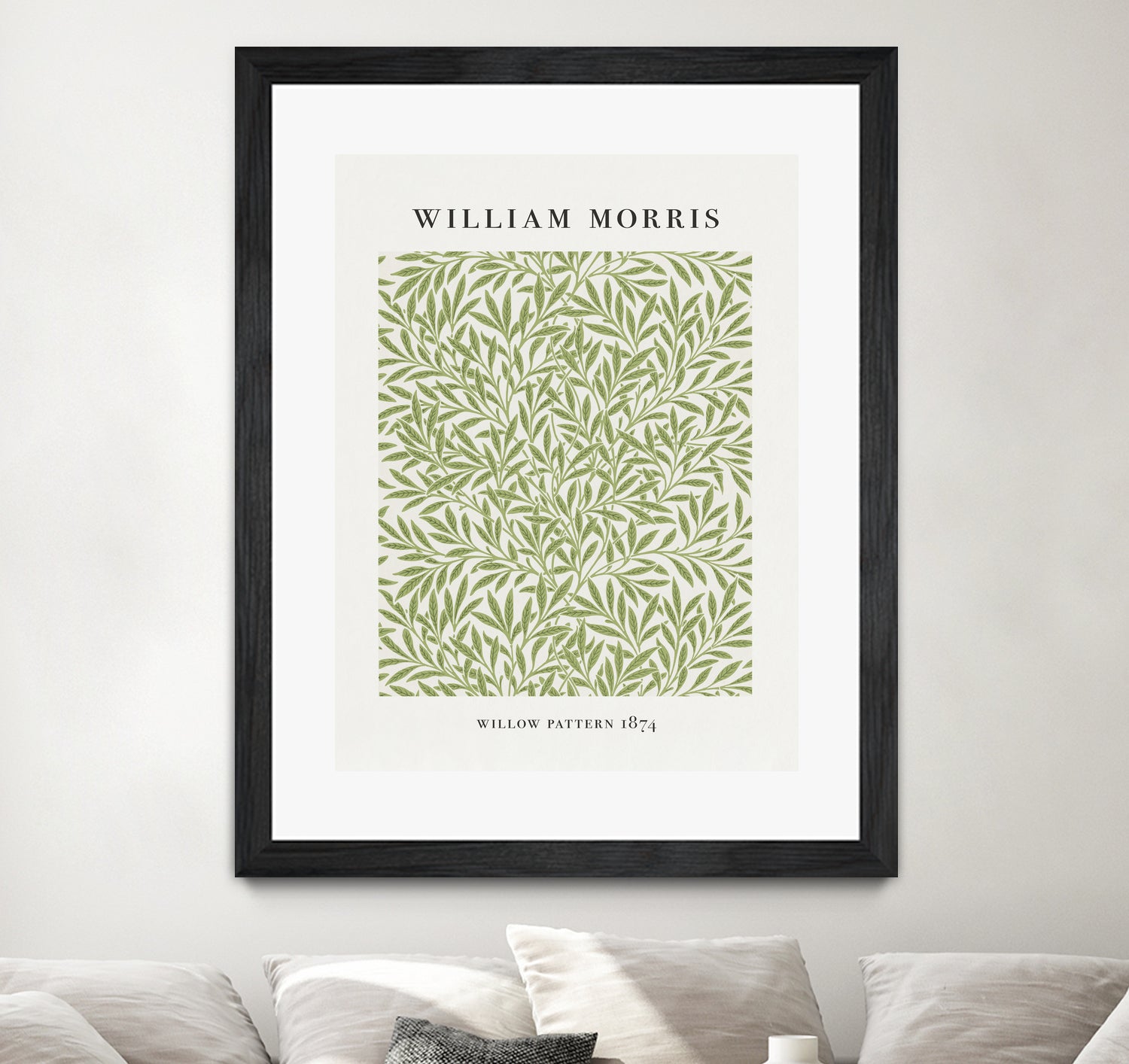 Willow Pattern by William Morris on GIANT ART - typography flowers and plants typography