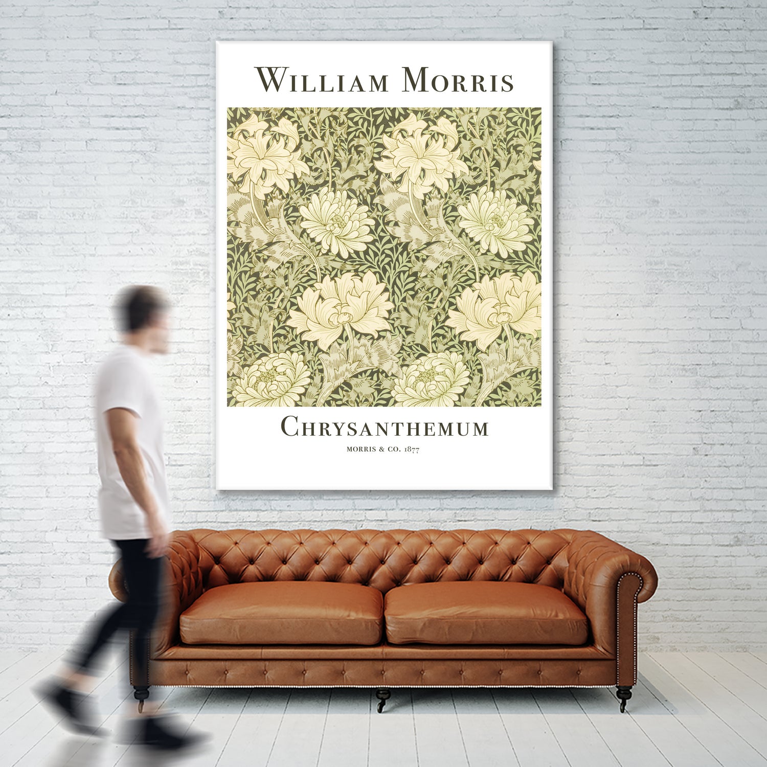 Chrysanthemum by William Morris on GIANT ART - typography flowers and plants typography