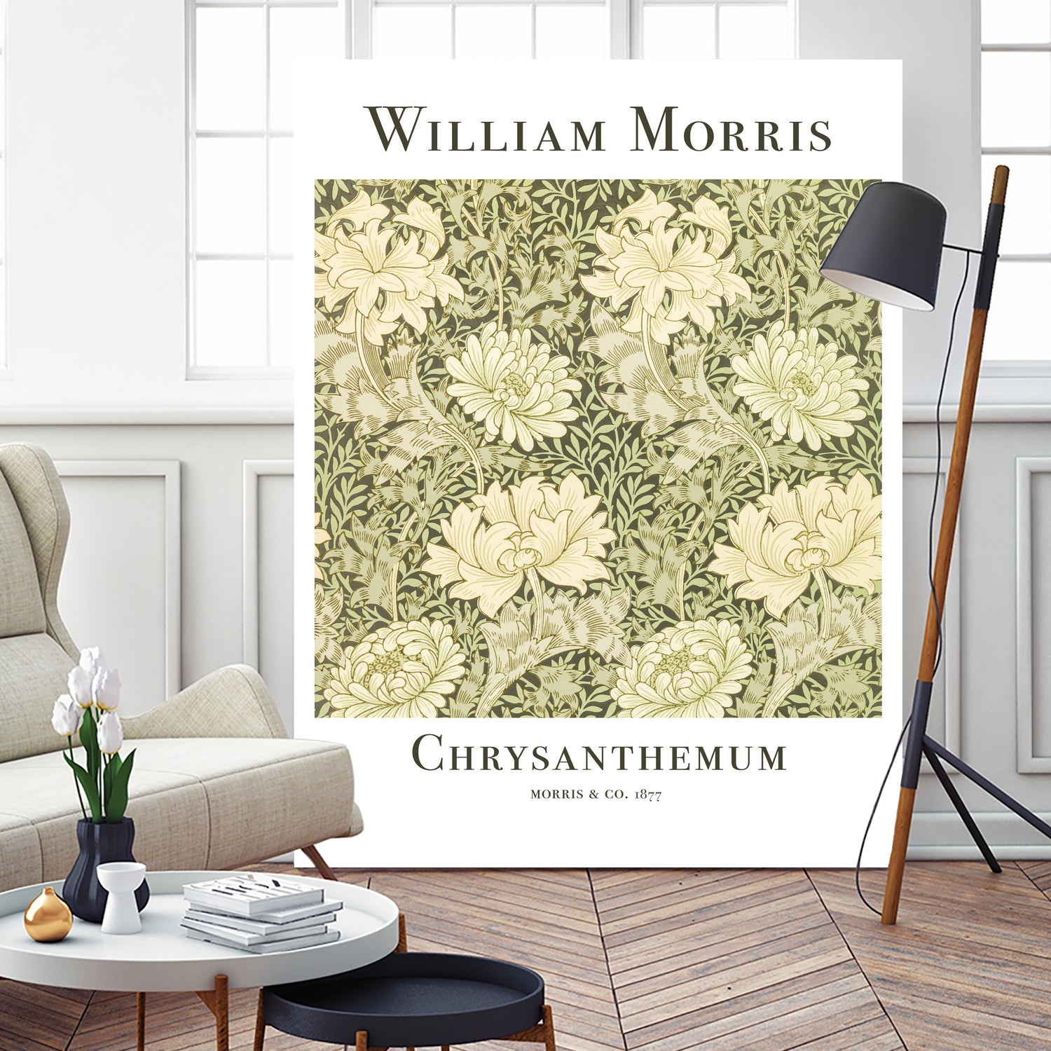 Chrysanthemum by William Morris on GIANT ART - typography flowers and plants typography