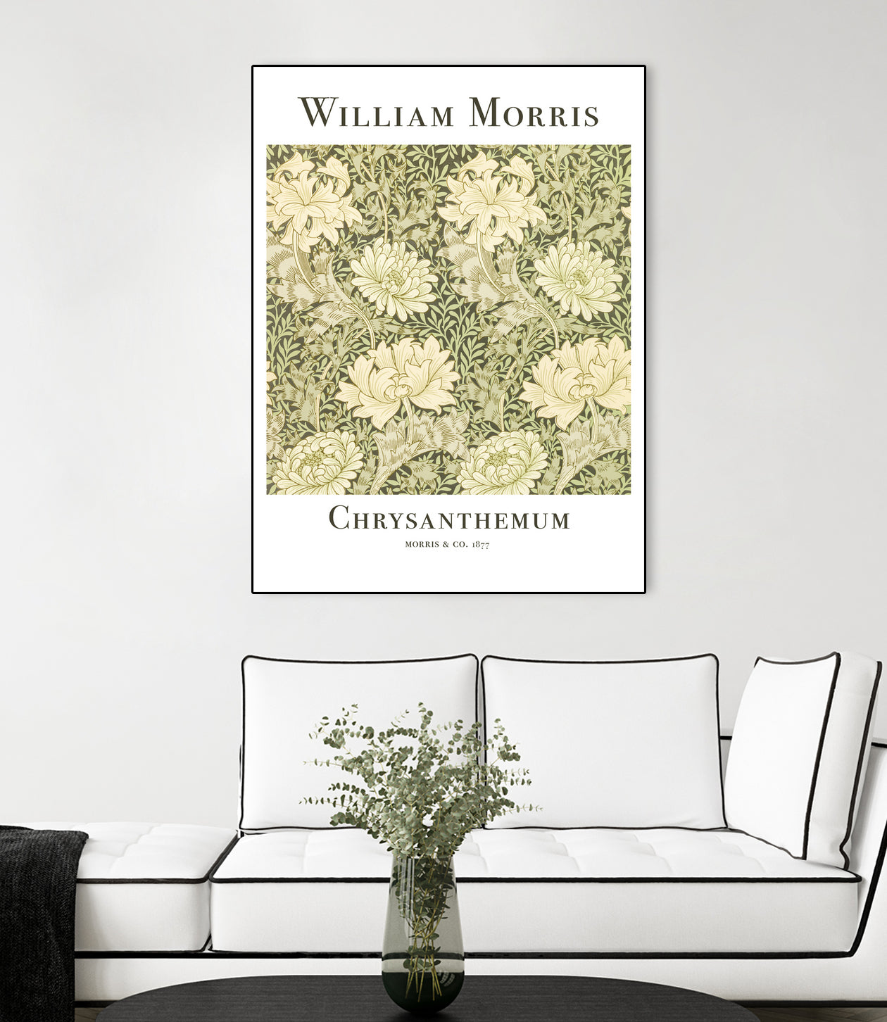 Chrysanthemum by William Morris on GIANT ART - typography flowers and plants typography