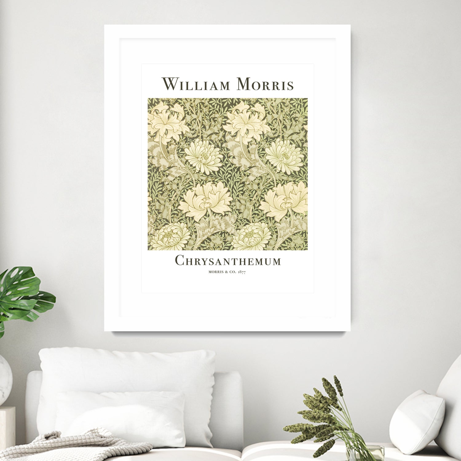 Chrysanthemum by William Morris on GIANT ART - typography flowers and plants typography