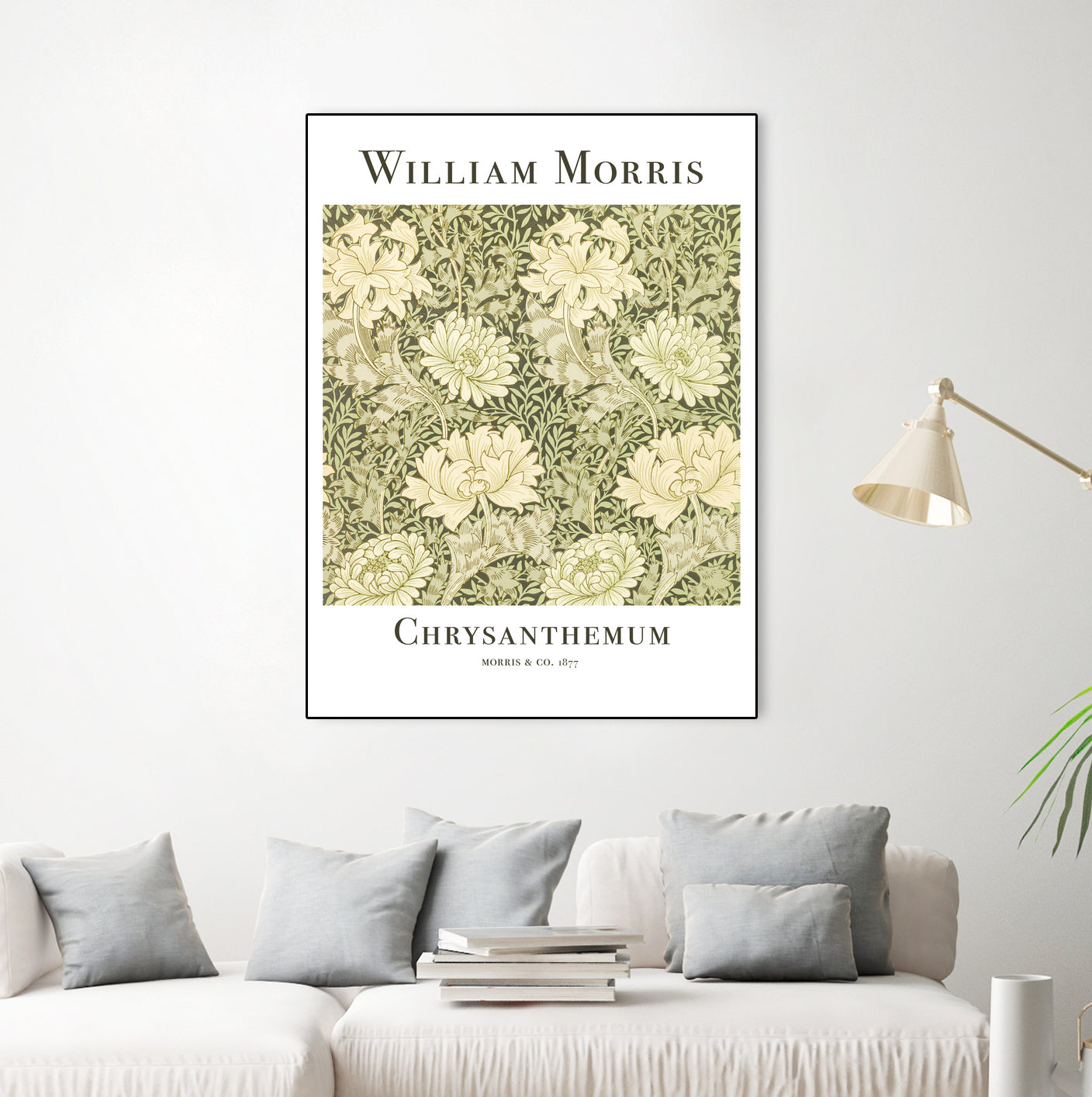 Chrysanthemum by William Morris on GIANT ART - typography flowers and plants typography