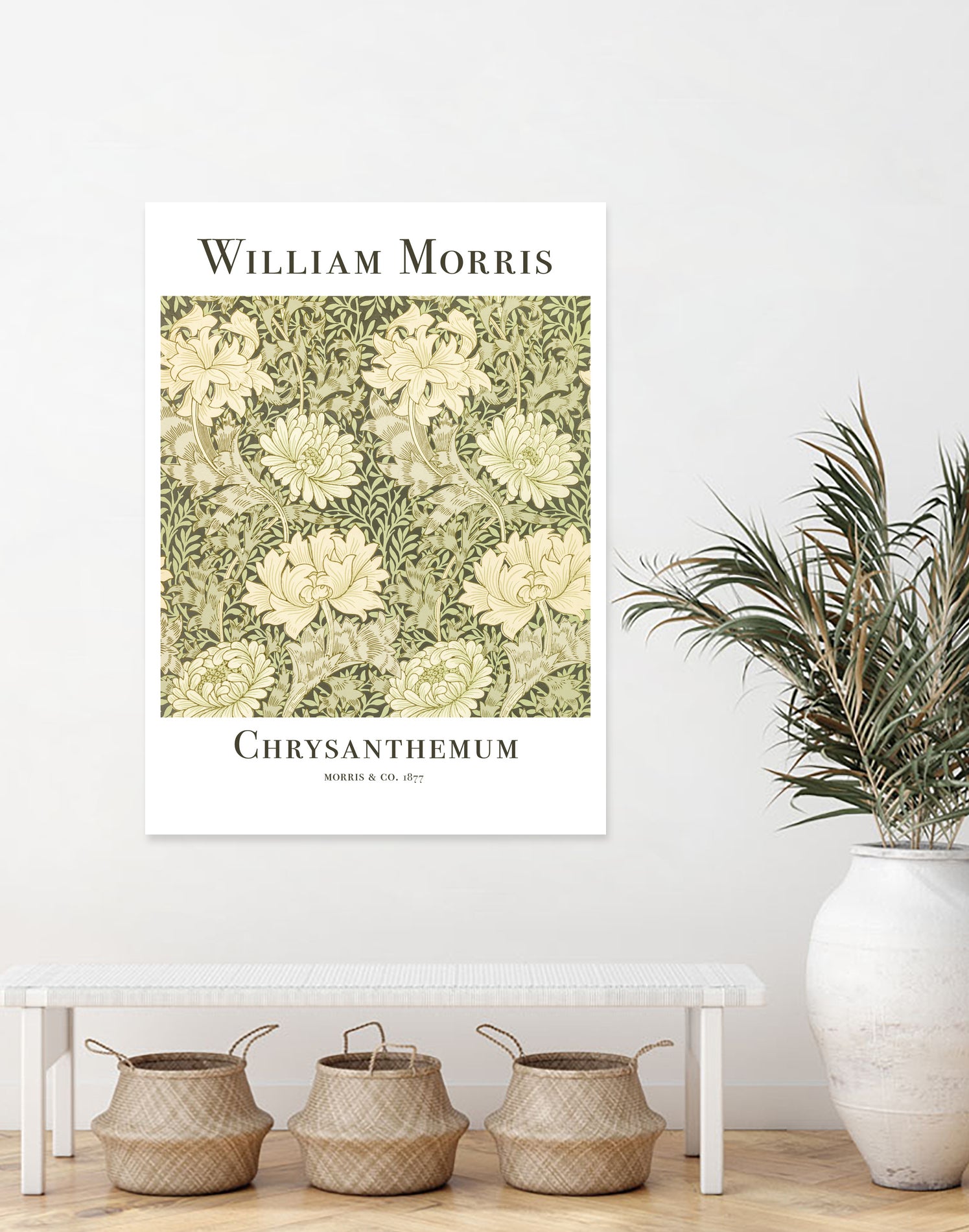 Chrysanthemum by William Morris on GIANT ART - typography flowers and plants typography