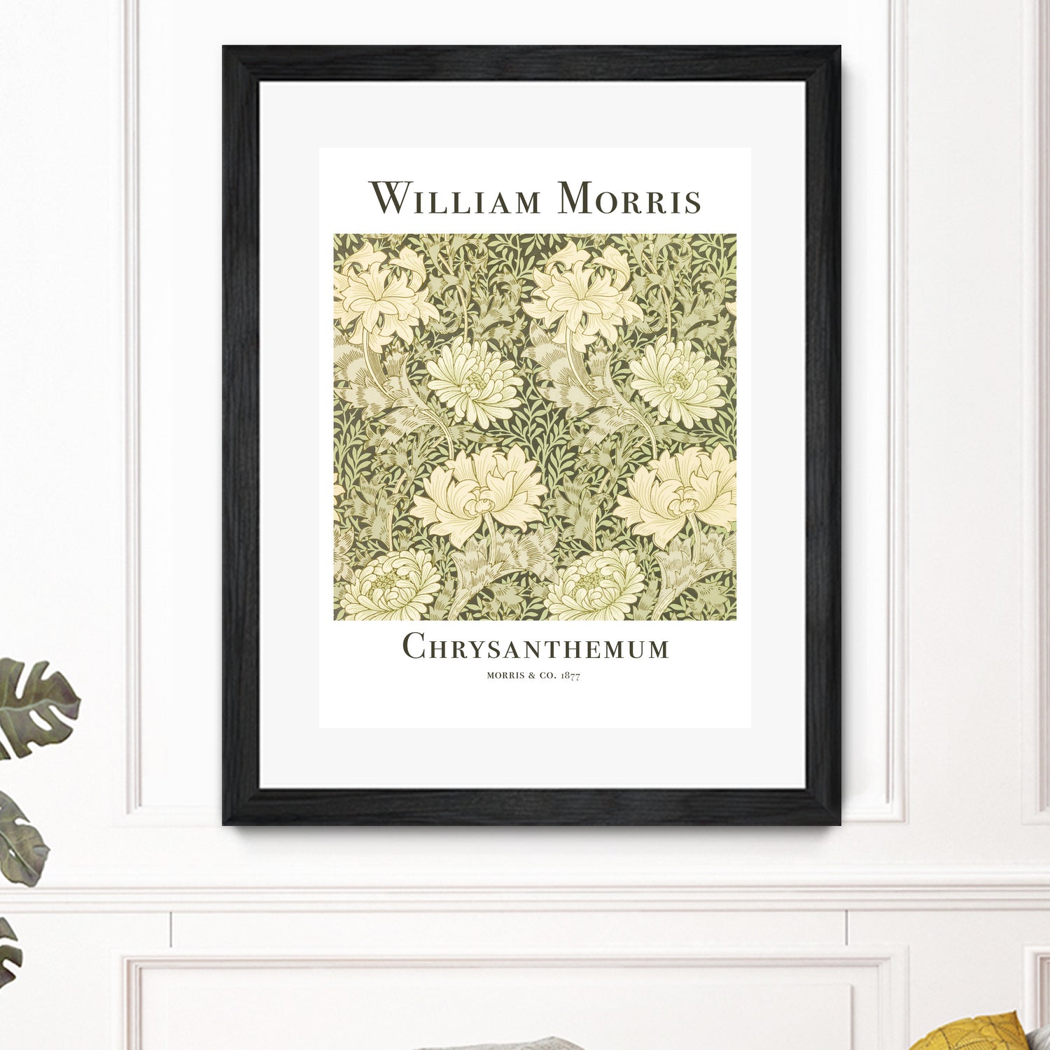 Chrysanthemum by William Morris on GIANT ART - typography flowers and plants typography