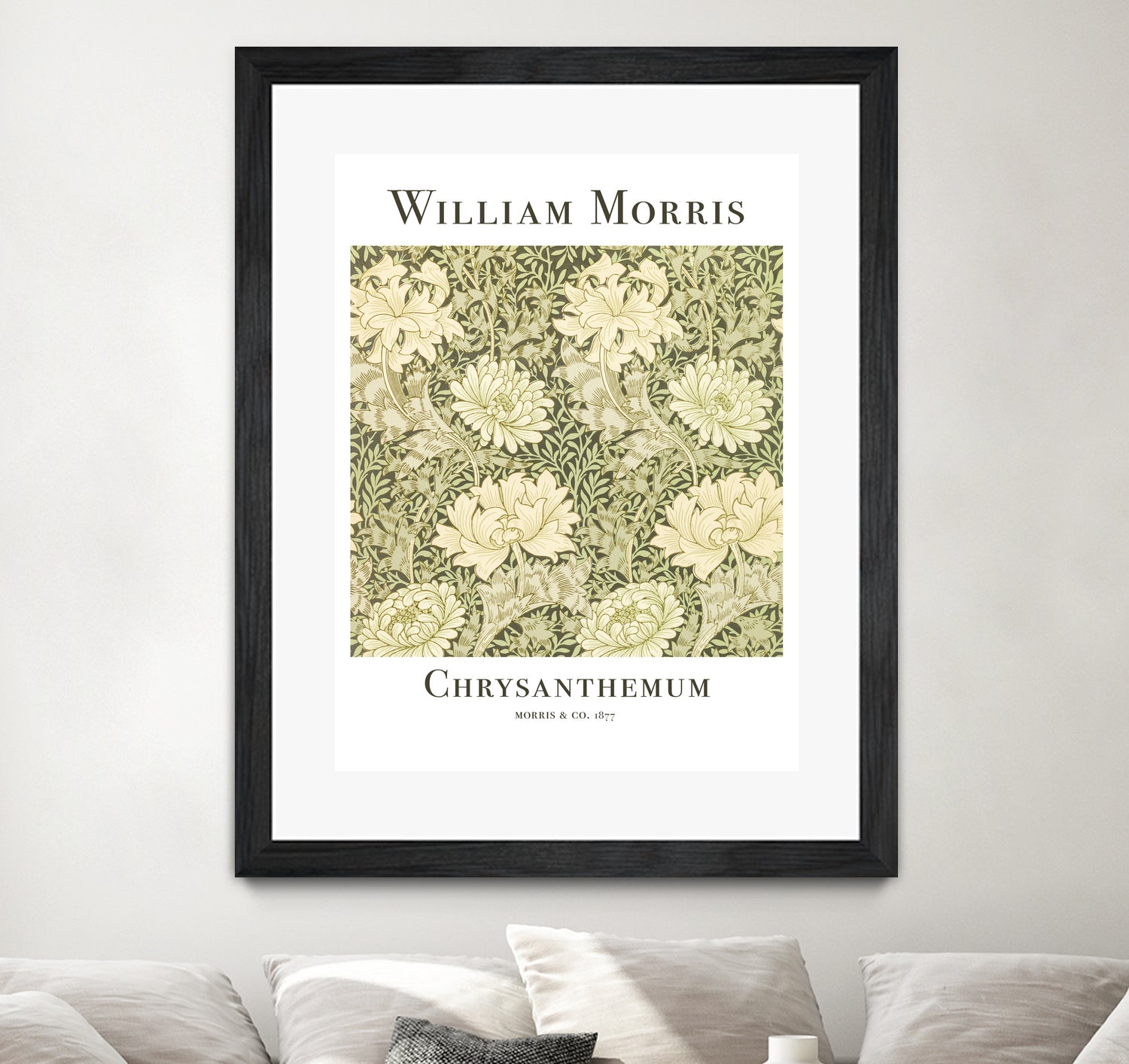 Chrysanthemum by William Morris on GIANT ART - typography flowers and plants typography