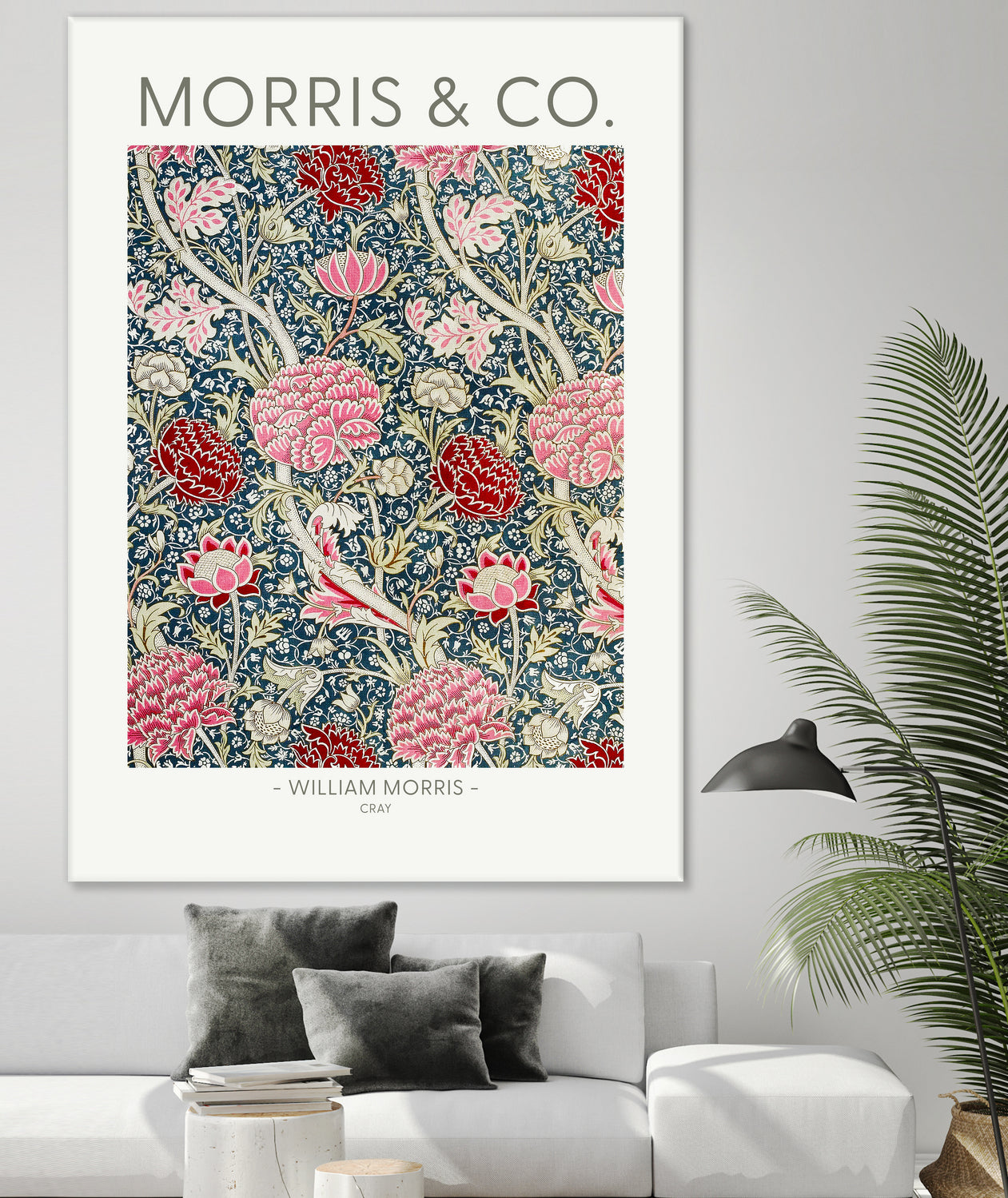 Cray by william Morris on GIANT ART - red botanical william morris