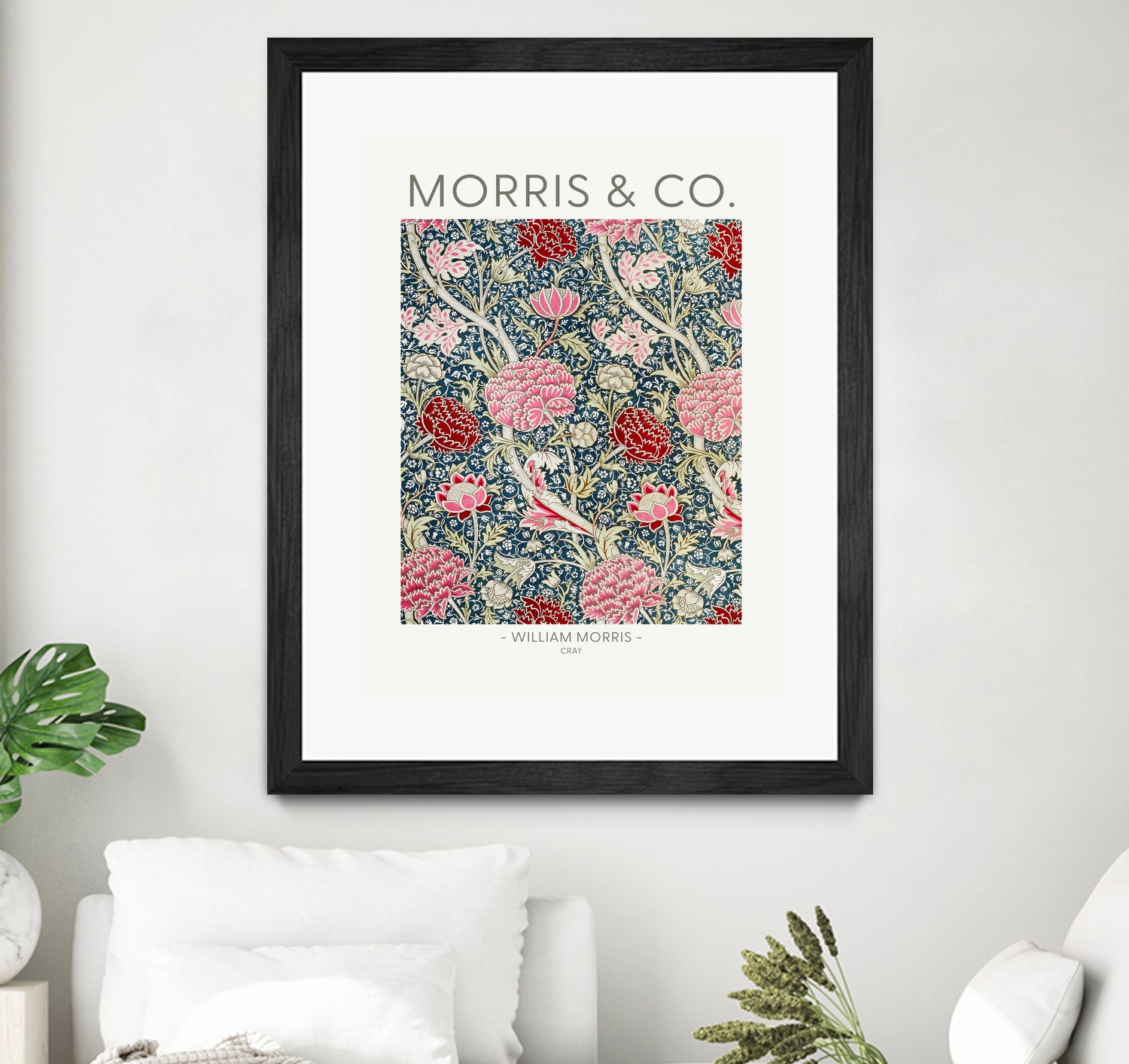 Cray by william Morris on GIANT ART - red botanical william morris