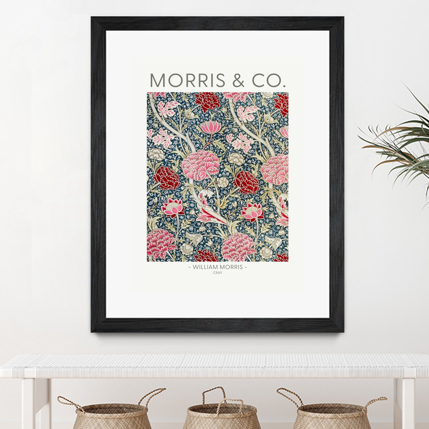 Cray by william Morris on GIANT ART - red botanical william morris