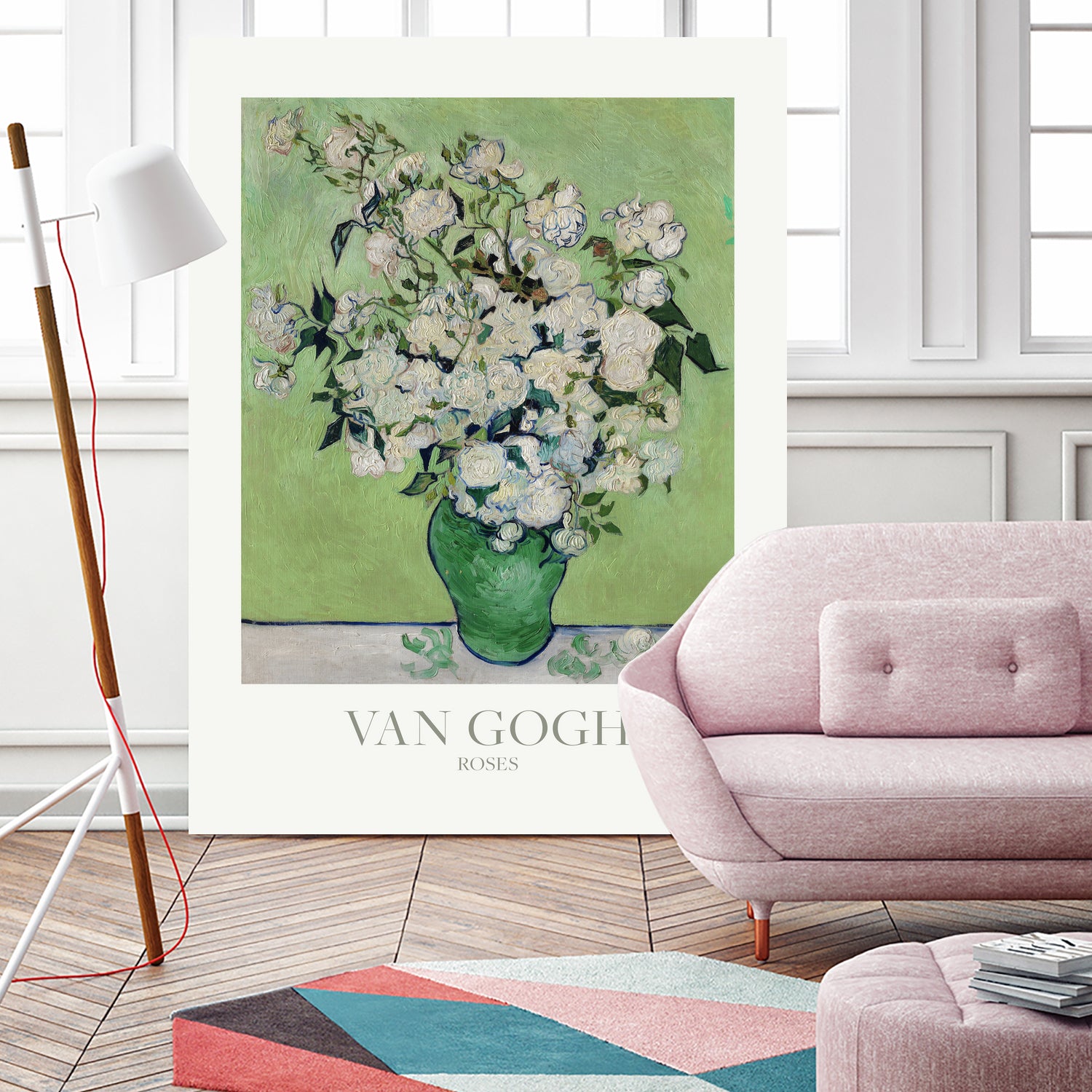 Roses by Vincent Van Gogh on GIANT ART - van gogh paintings van gogh