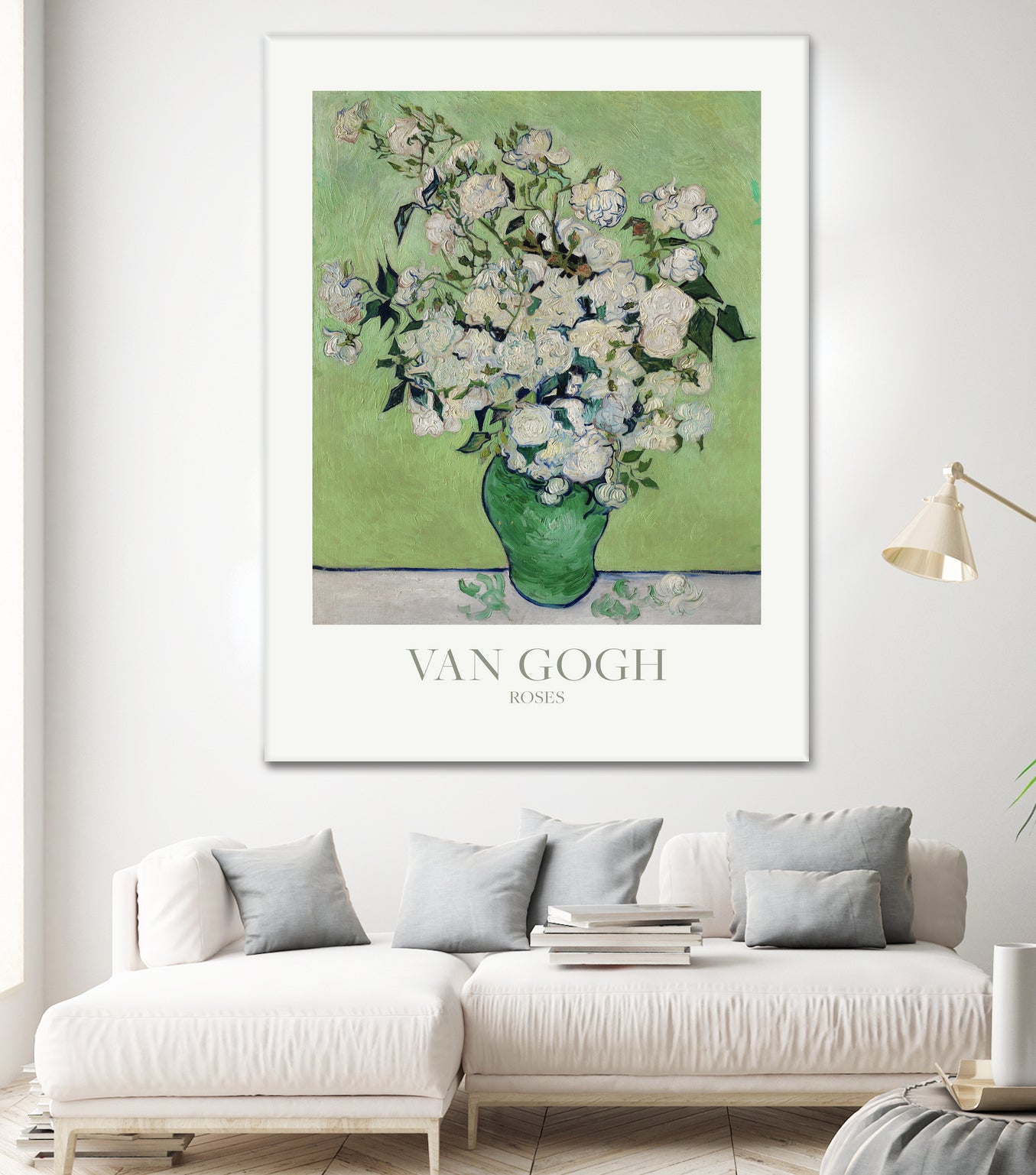 Roses by Vincent Van Gogh on GIANT ART - van gogh paintings van gogh