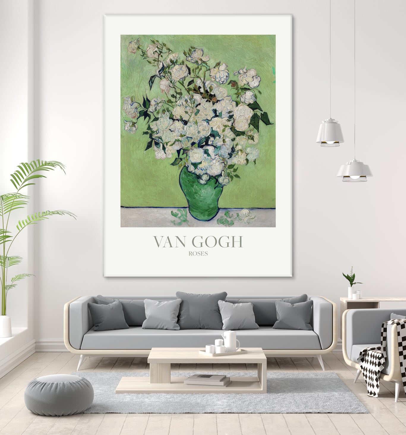 Roses by Vincent Van Gogh on GIANT ART - van gogh paintings van gogh