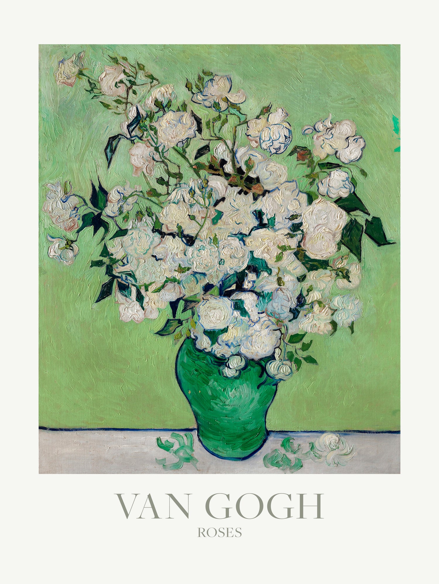 Roses by Vincent Van Gogh on GIANT ART - van gogh paintings van gogh