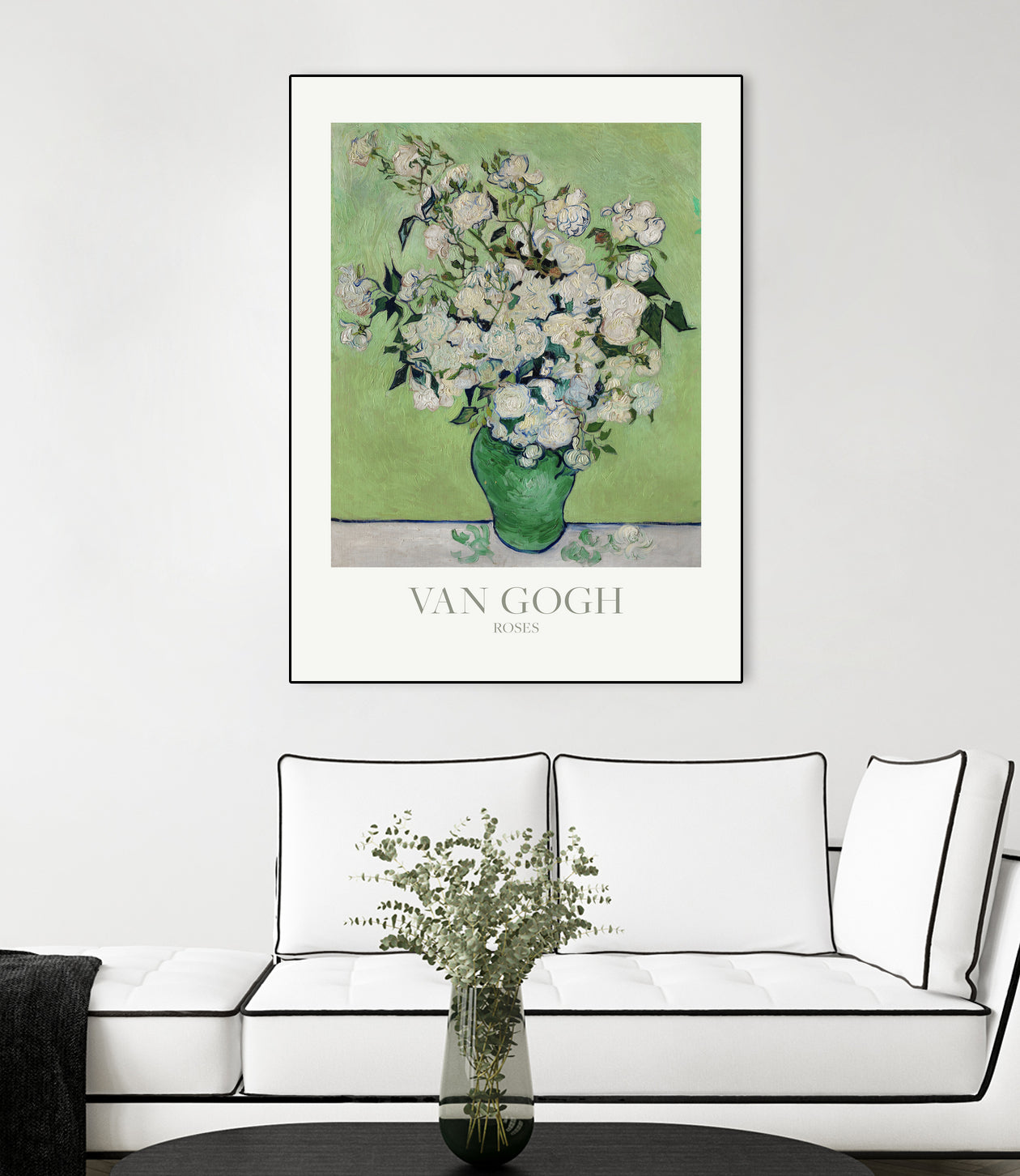 Roses by Vincent Van Gogh on GIANT ART - van gogh paintings van gogh