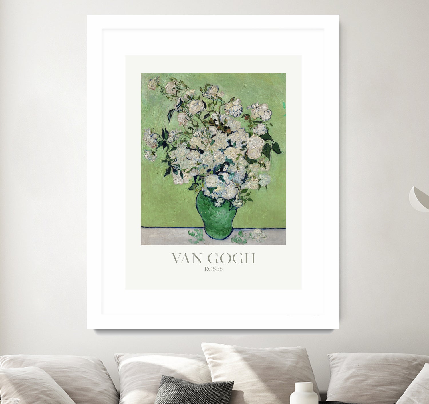 Roses by Vincent Van Gogh on GIANT ART - van gogh paintings van gogh