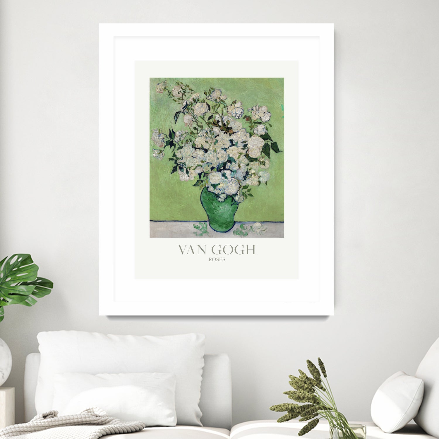 Roses by Vincent Van Gogh on GIANT ART - van gogh paintings van gogh