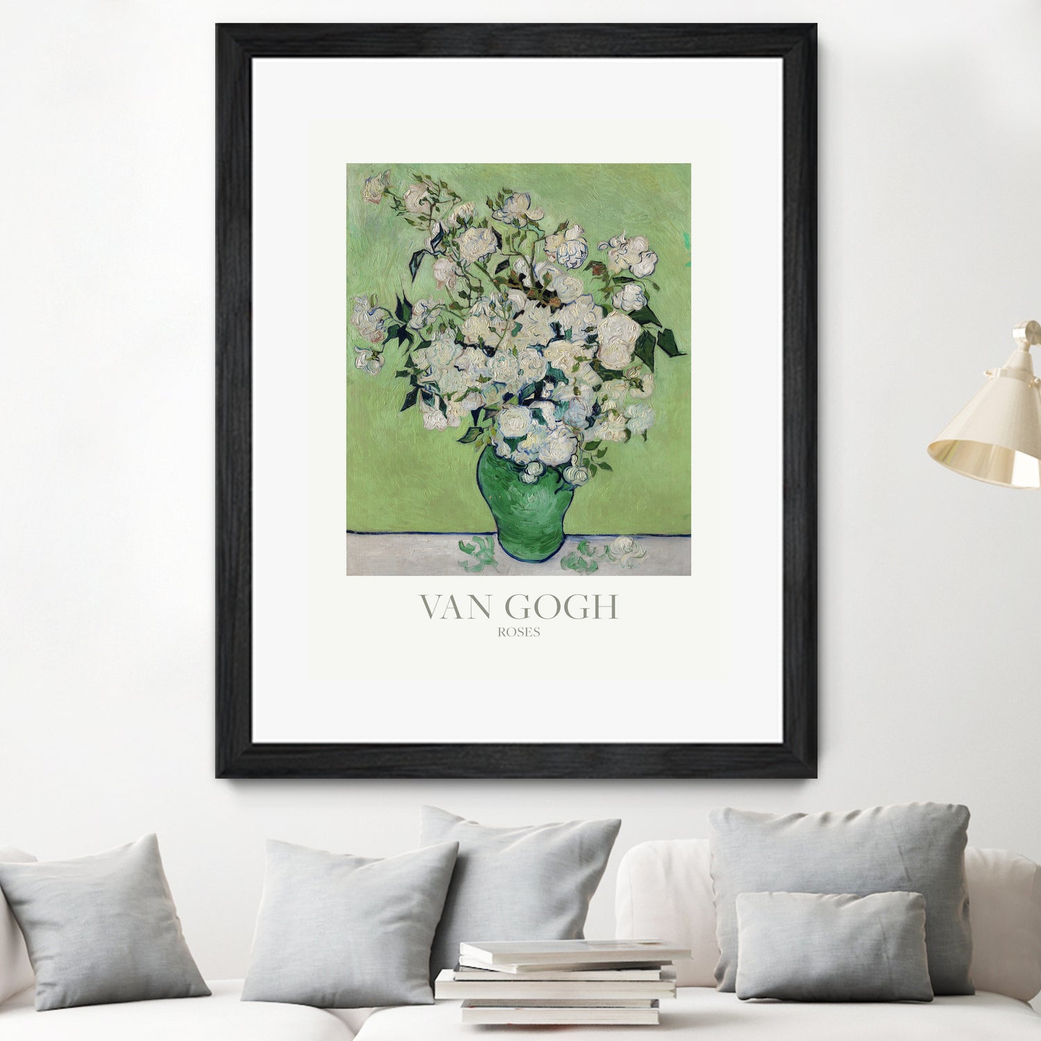 Roses by Vincent Van Gogh on GIANT ART - van gogh paintings van gogh