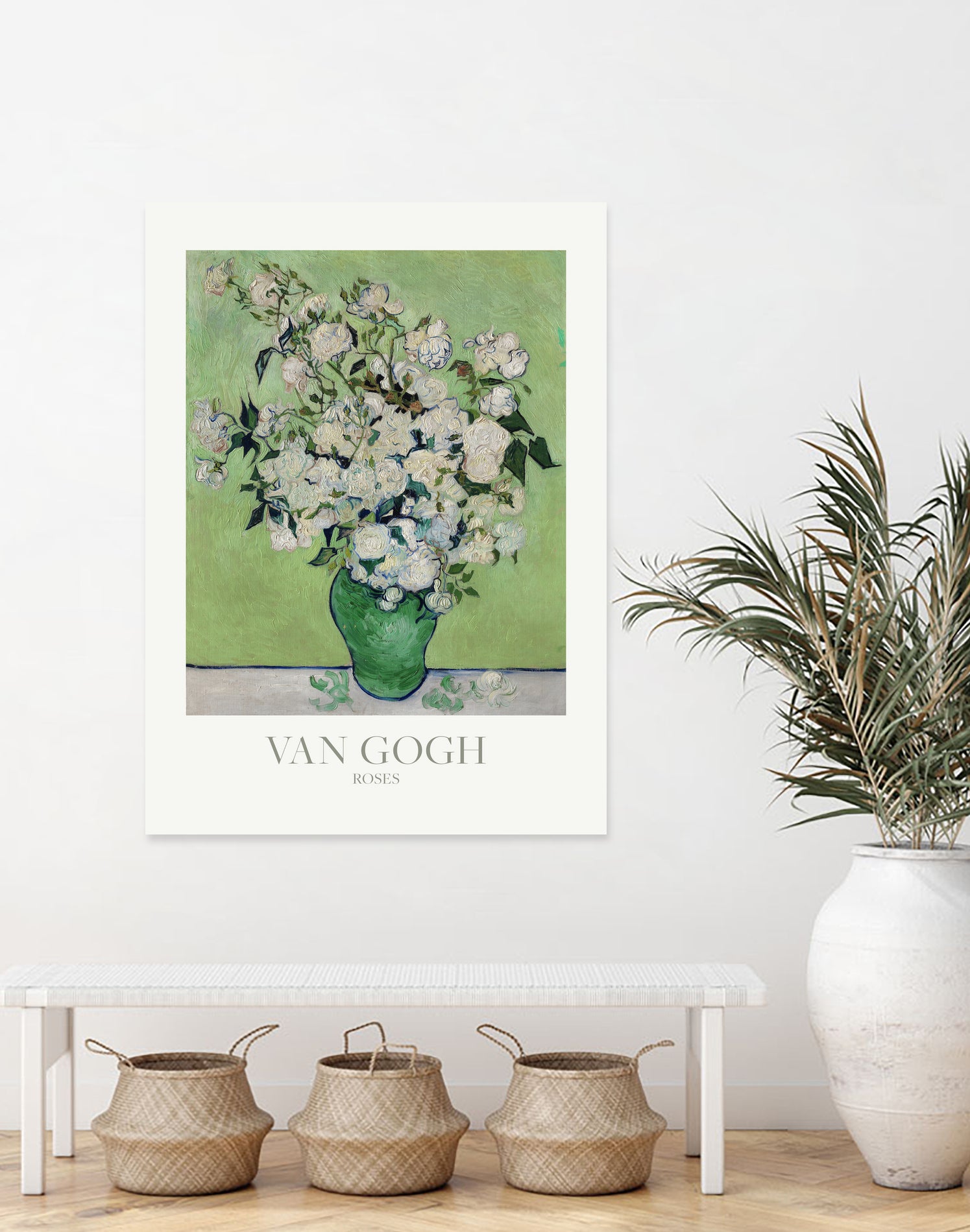 Roses by Vincent Van Gogh on GIANT ART - van gogh paintings van gogh