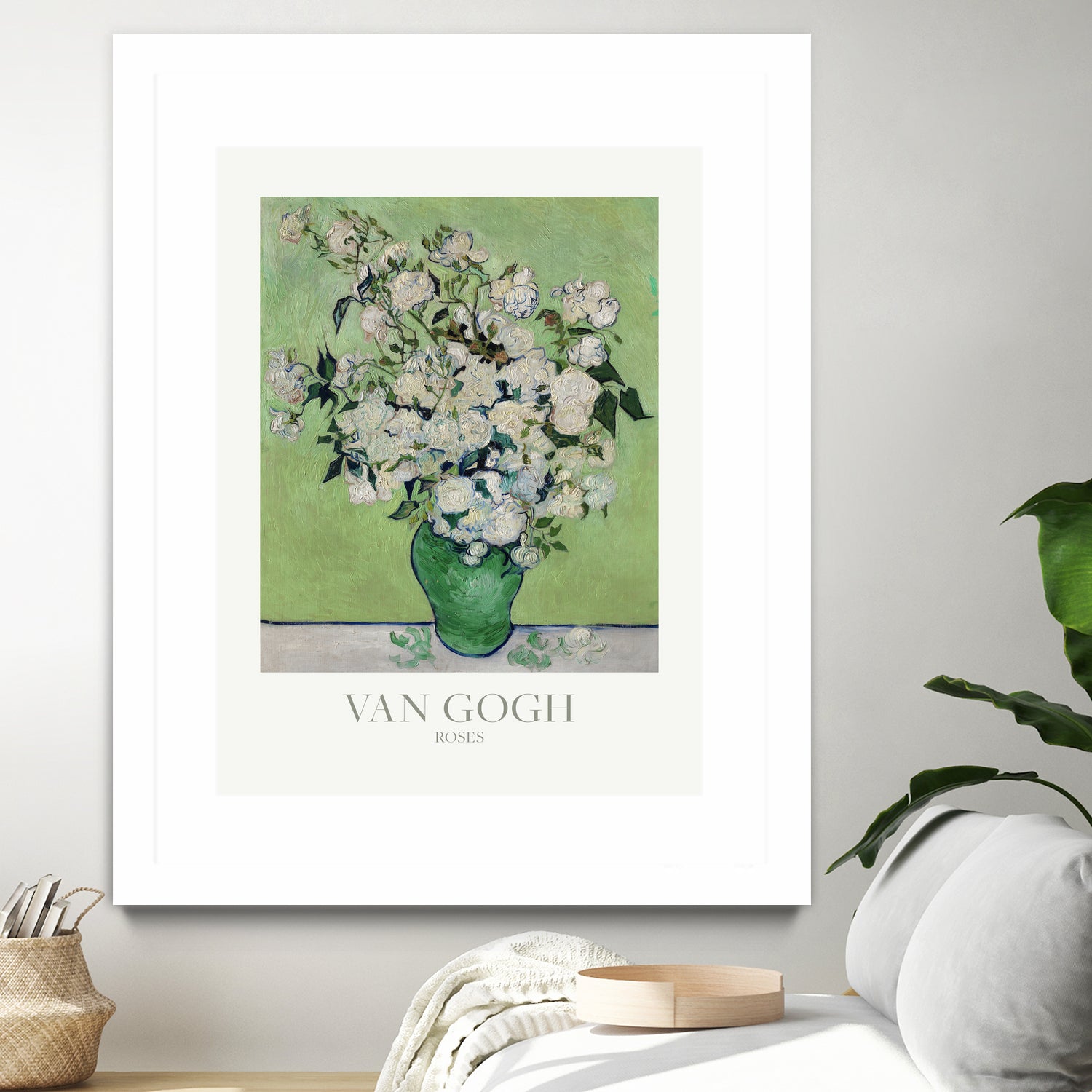 Roses by Vincent Van Gogh on GIANT ART - van gogh paintings van gogh