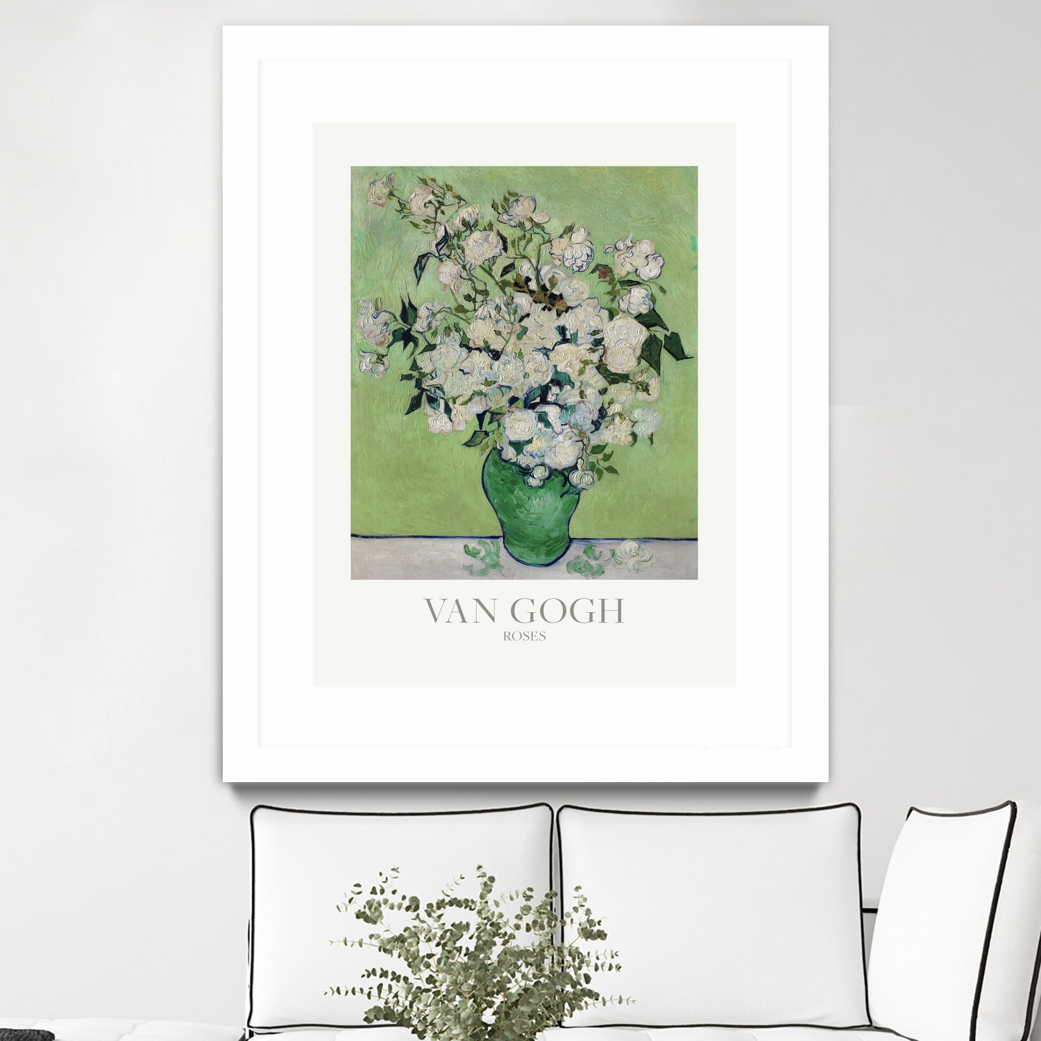 Roses by Vincent Van Gogh on GIANT ART - van gogh paintings van gogh