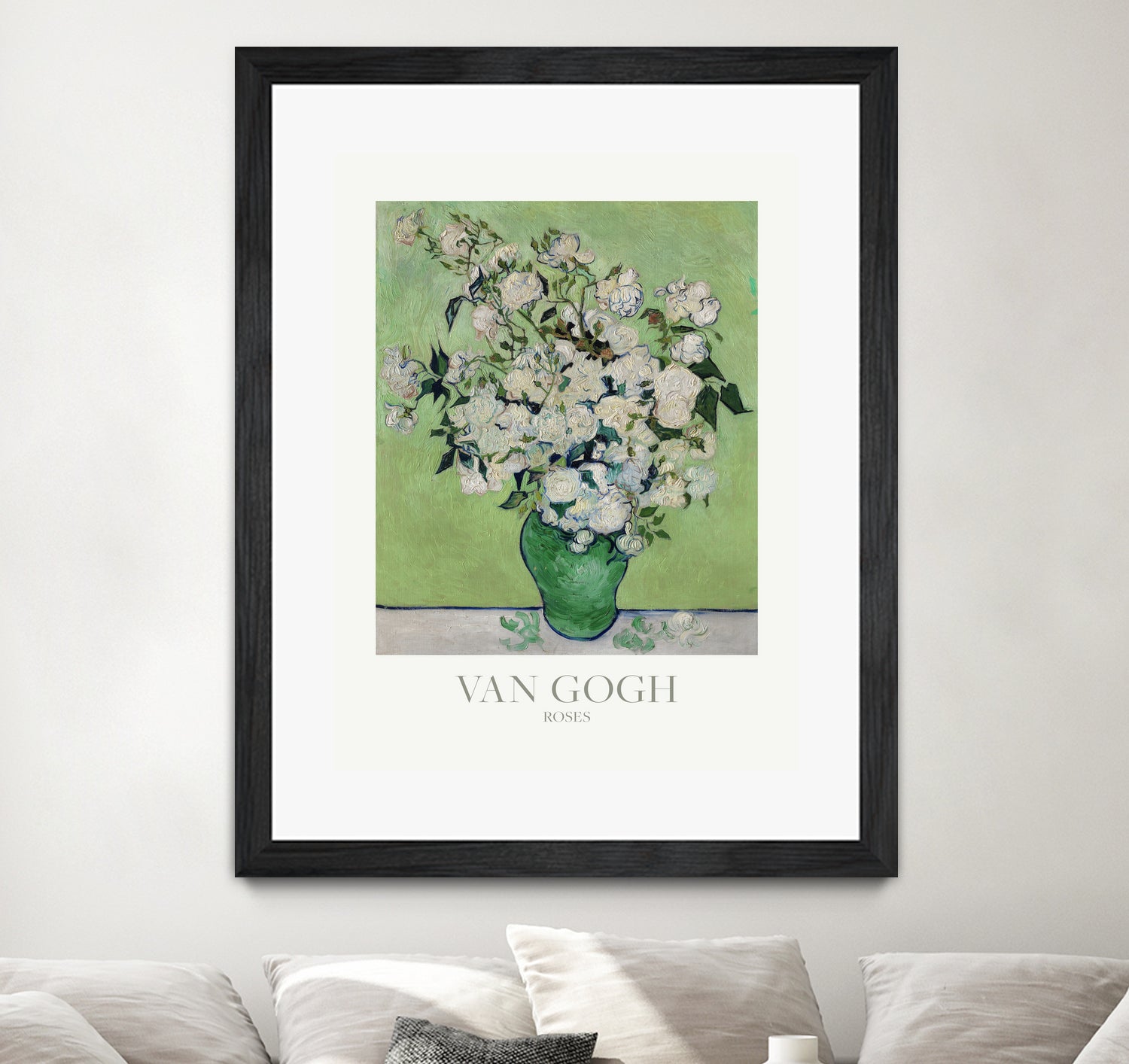 Roses by Vincent Van Gogh on GIANT ART - van gogh paintings van gogh