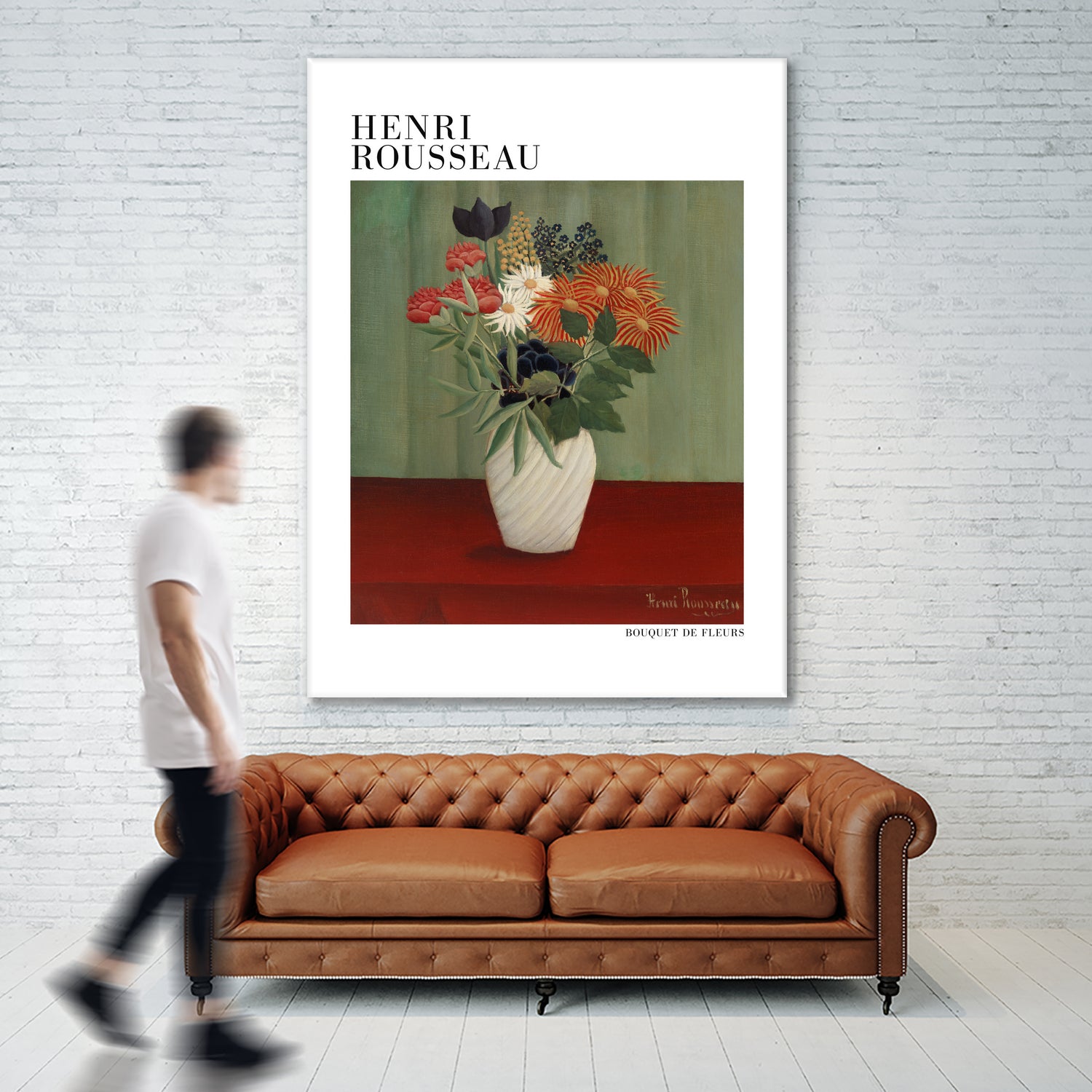 Bouquet De Fleurs by Henri Rousseau on GIANT ART - flower flowers and plants flower