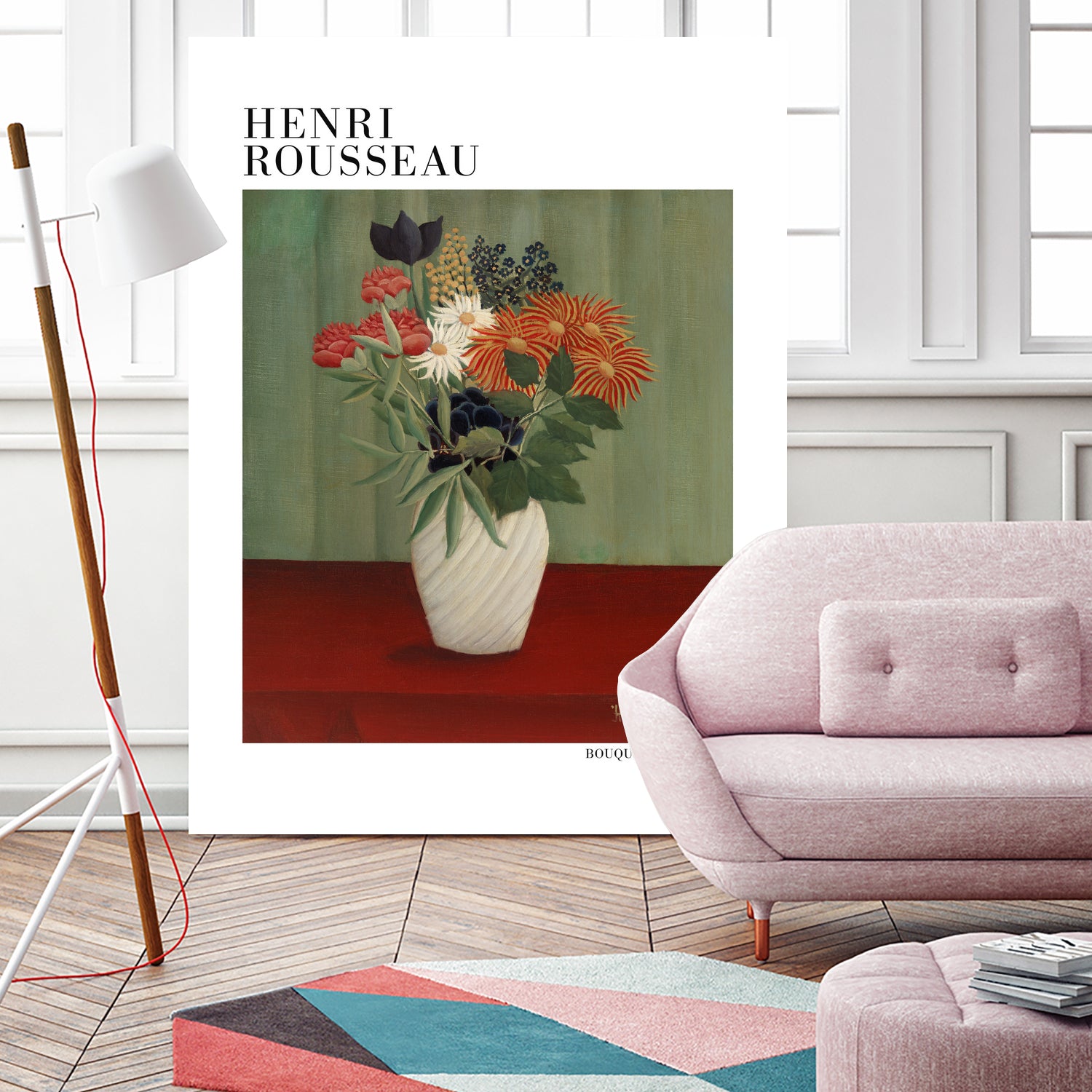 Bouquet De Fleurs by Henri Rousseau on GIANT ART - flower flowers and plants flower