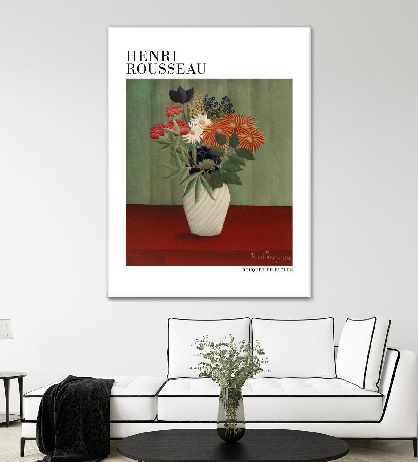 Bouquet De Fleurs by Henri Rousseau on GIANT ART - flower flowers and plants flower