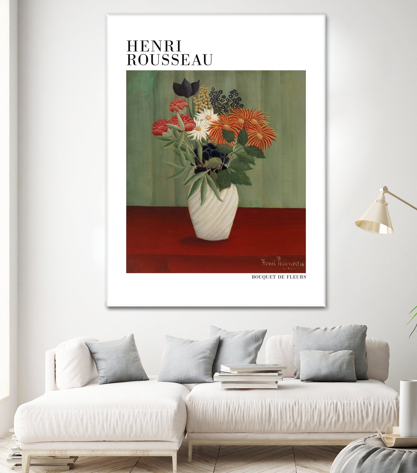 Bouquet De Fleurs by Henri Rousseau on GIANT ART - flower flowers and plants flower
