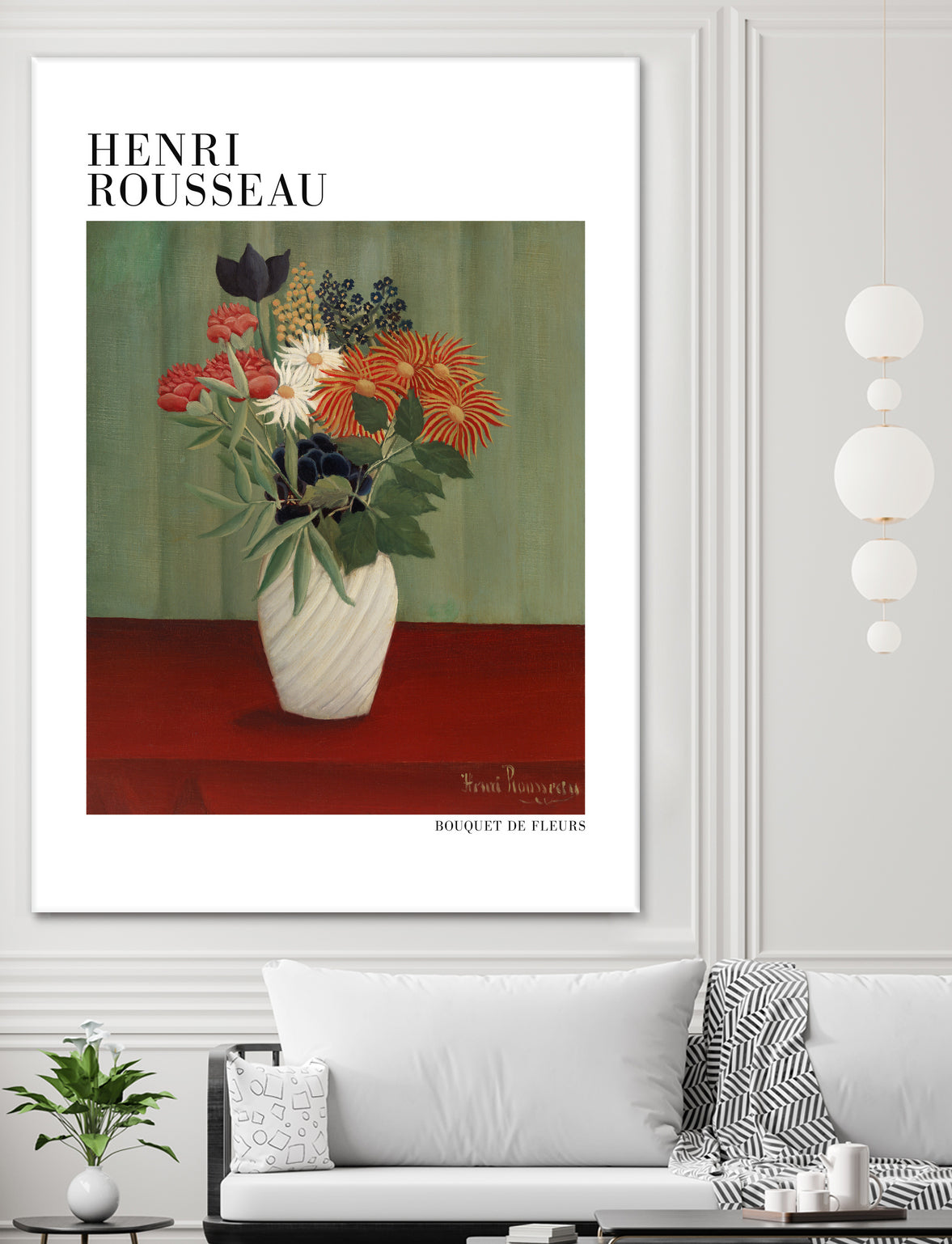 Bouquet De Fleurs by Henri Rousseau on GIANT ART - flower flowers and plants flower