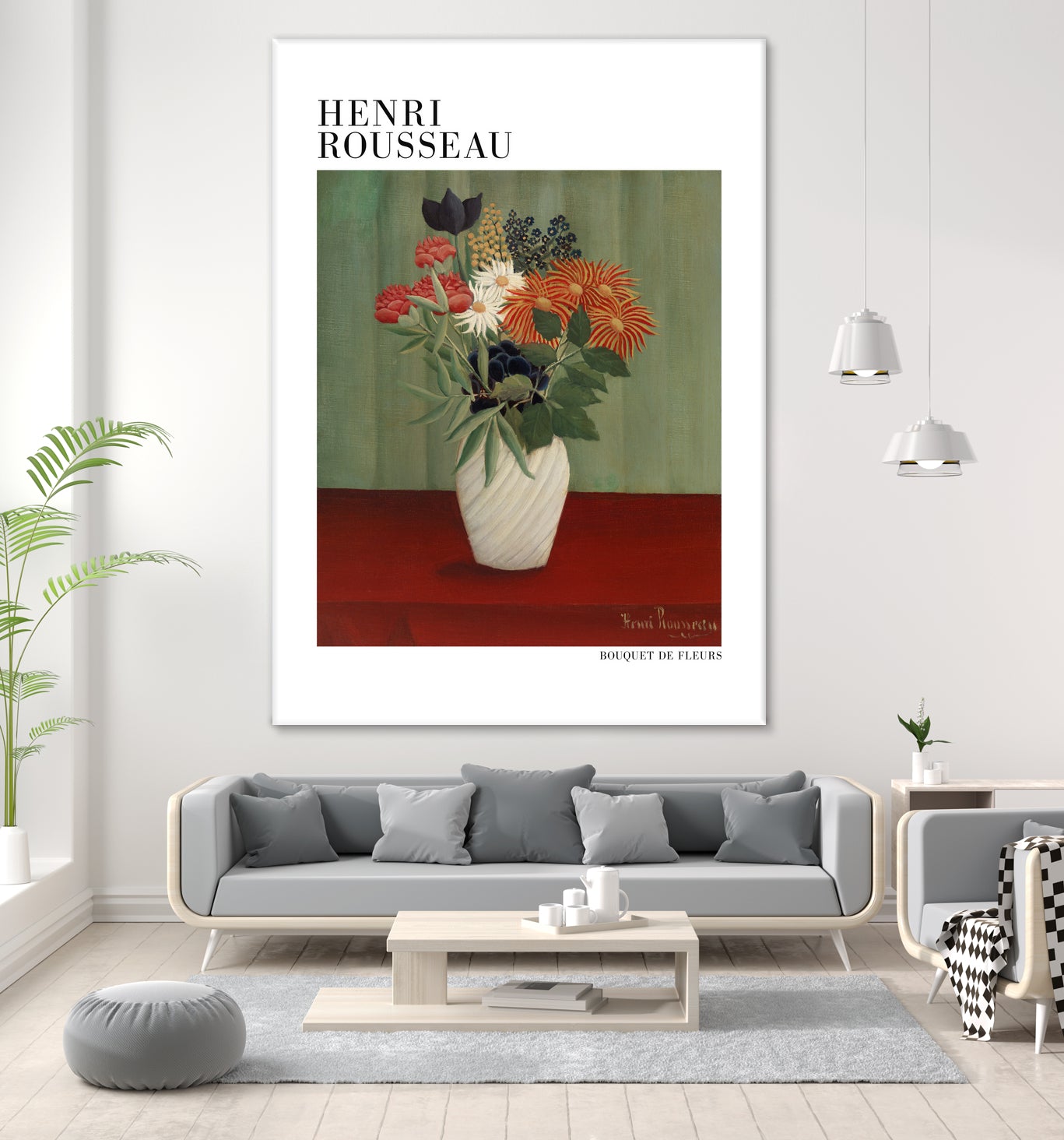 Bouquet De Fleurs by Henri Rousseau on GIANT ART - flower flowers and plants flower