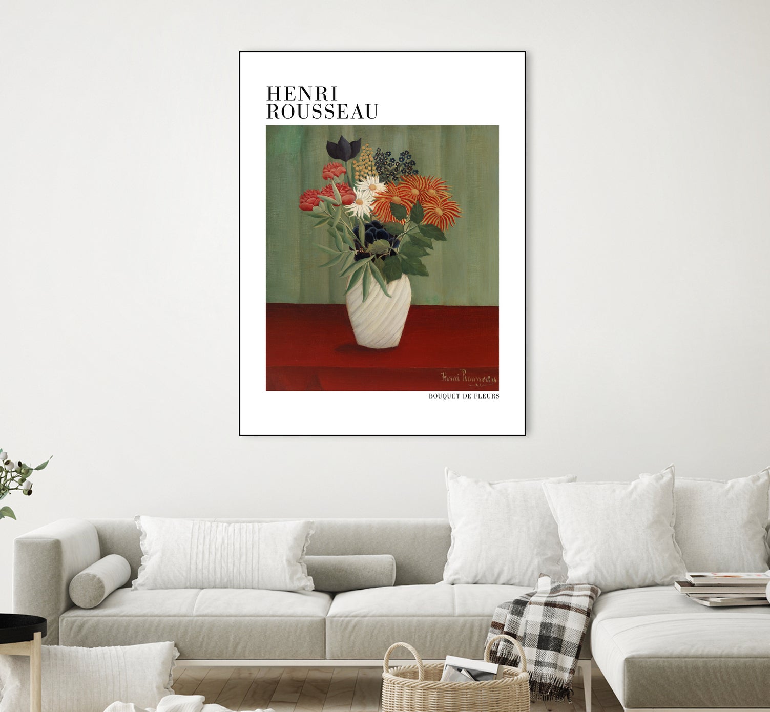 Bouquet De Fleurs by Henri Rousseau on GIANT ART - flower flowers and plants flower