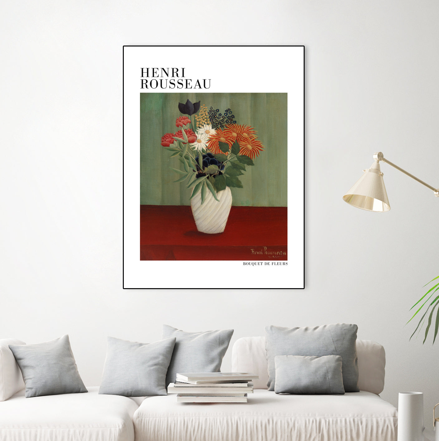 Bouquet De Fleurs by Henri Rousseau on GIANT ART - flower flowers and plants flower